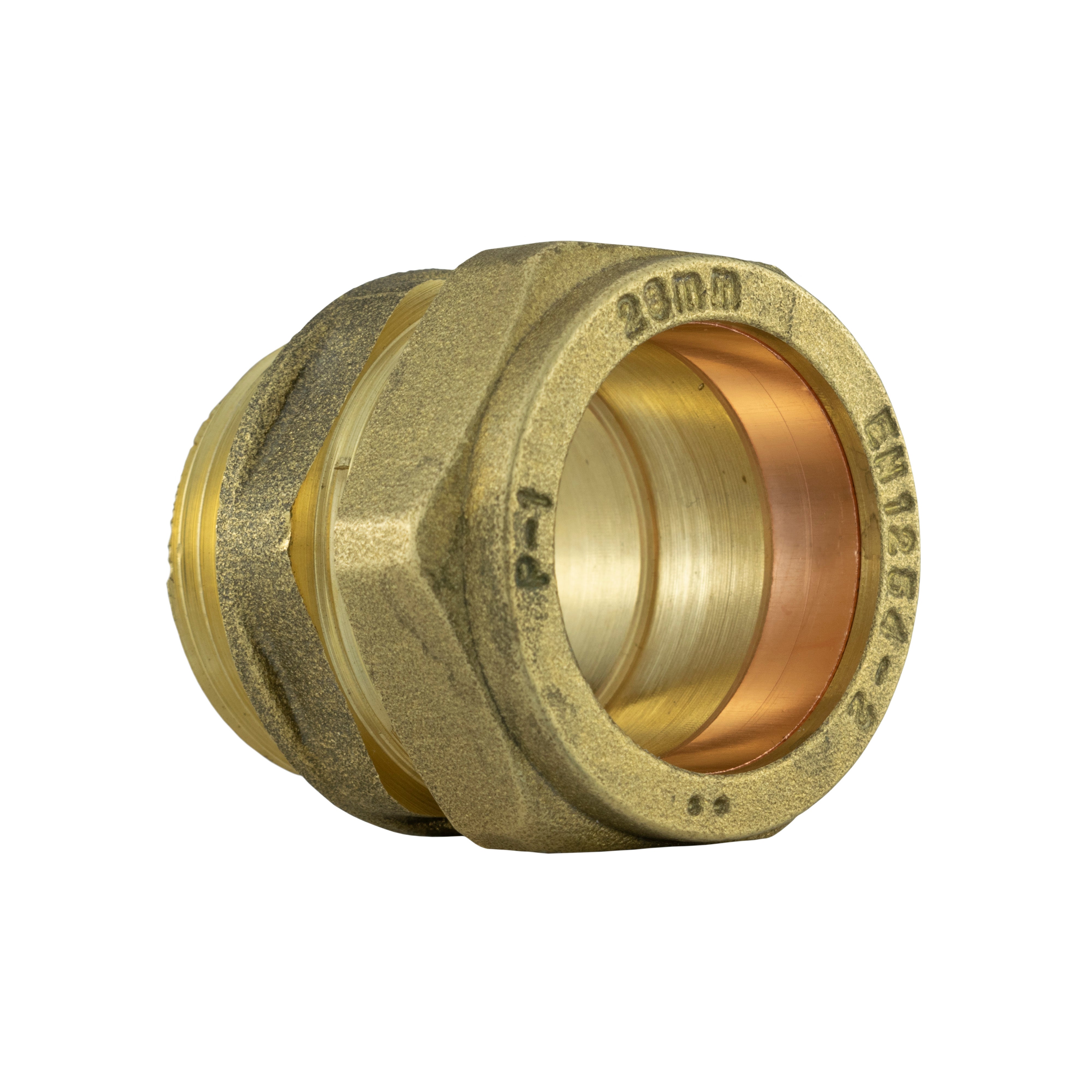 IBC 2” S60X6 Cap with BSPM-F Lever Valve and Brass Compression Straight 1” BSP – 28mm