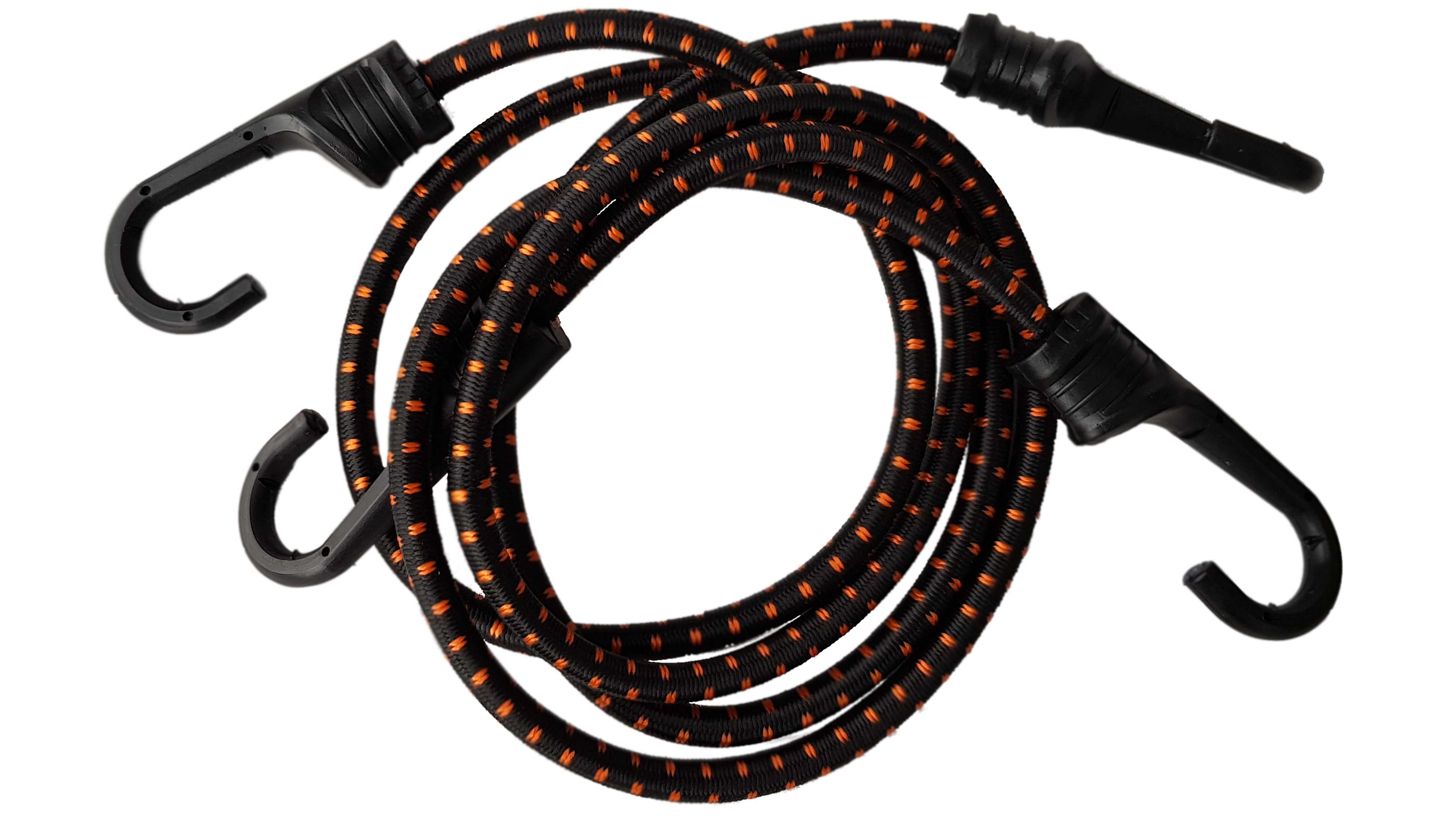 Bungee Cord Hook with PVC-coated Metal Hooks 100cm