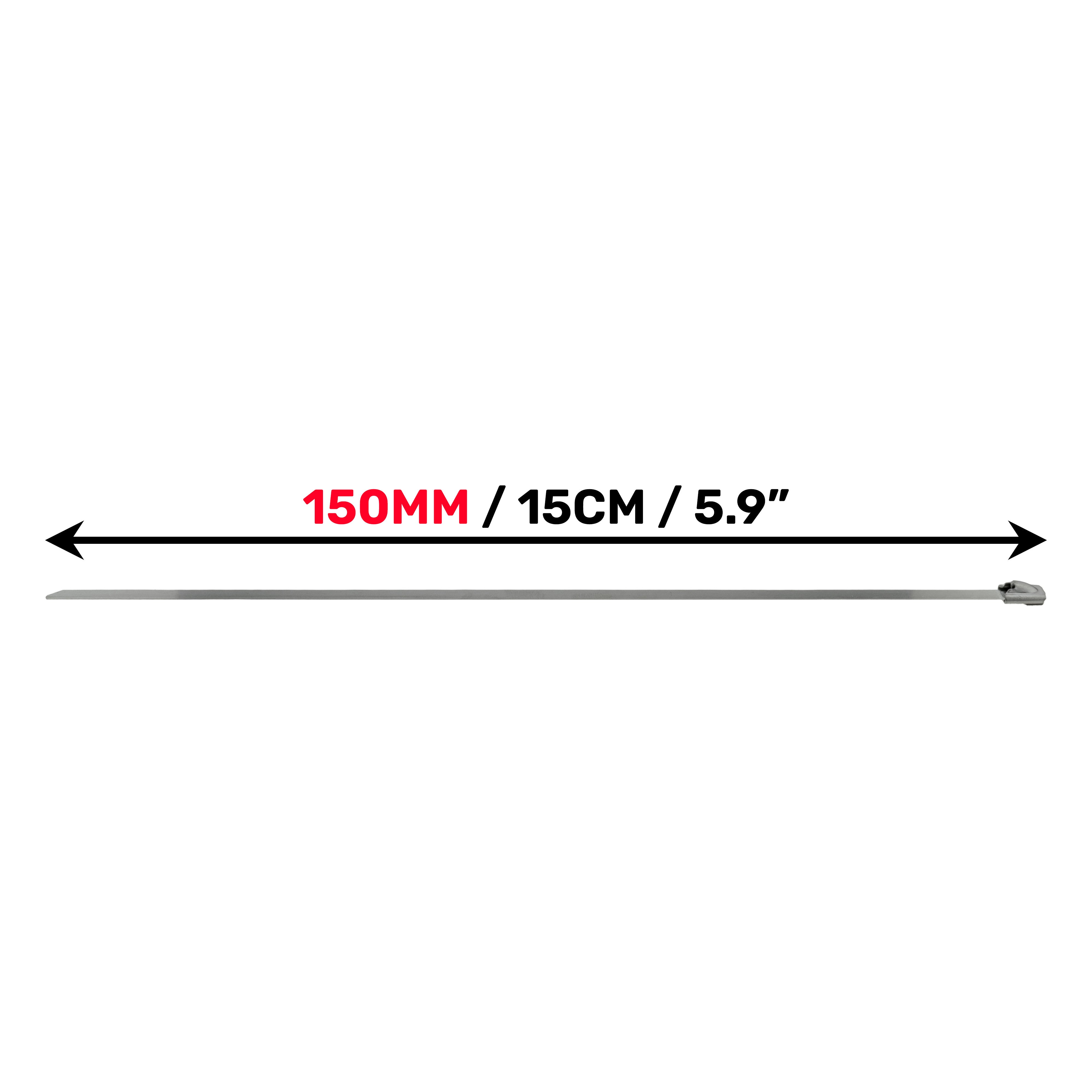 Stainless Steel Cable Ties 4.6mm x 150mm