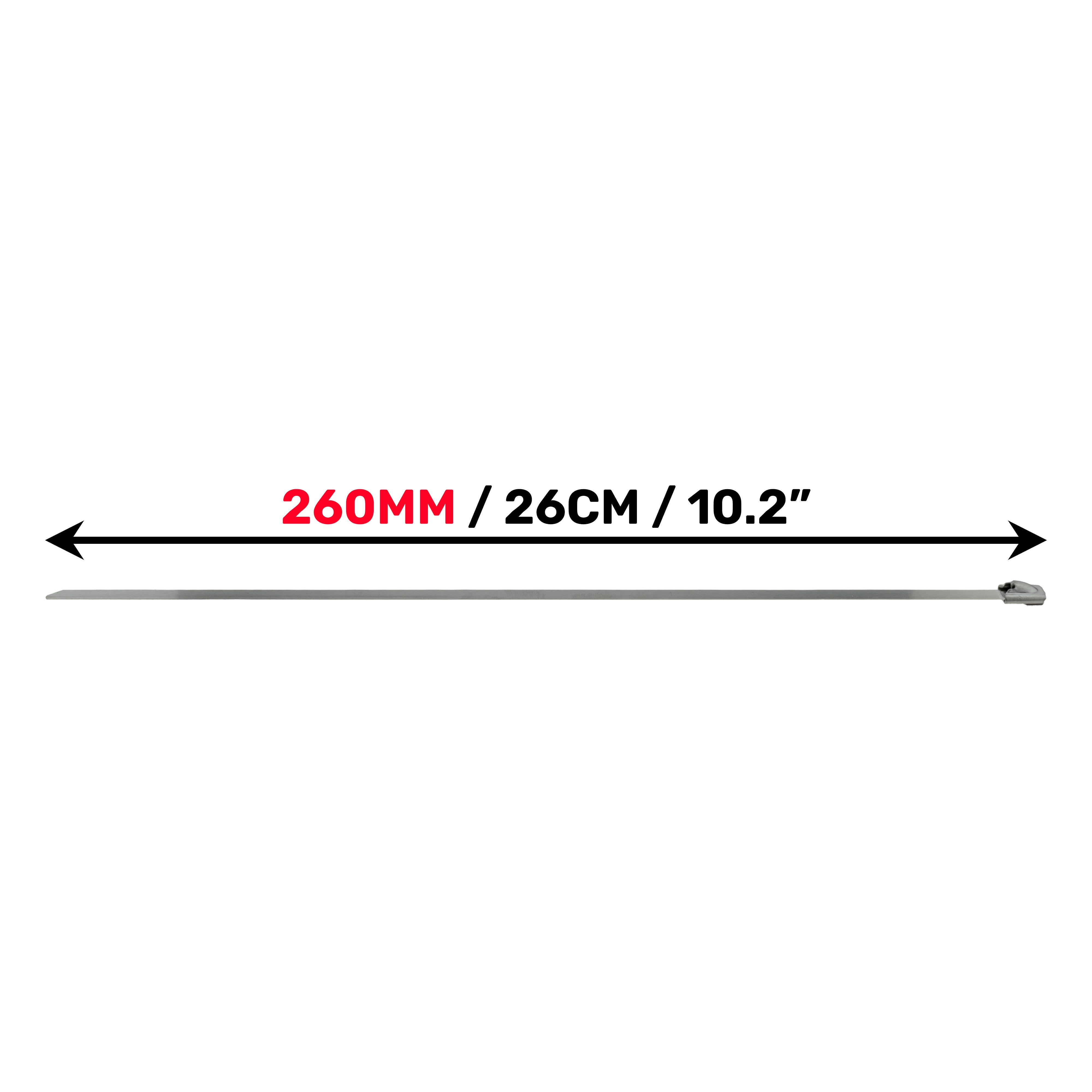 Stainless Steel Cable Ties 4.6mm x 260mm