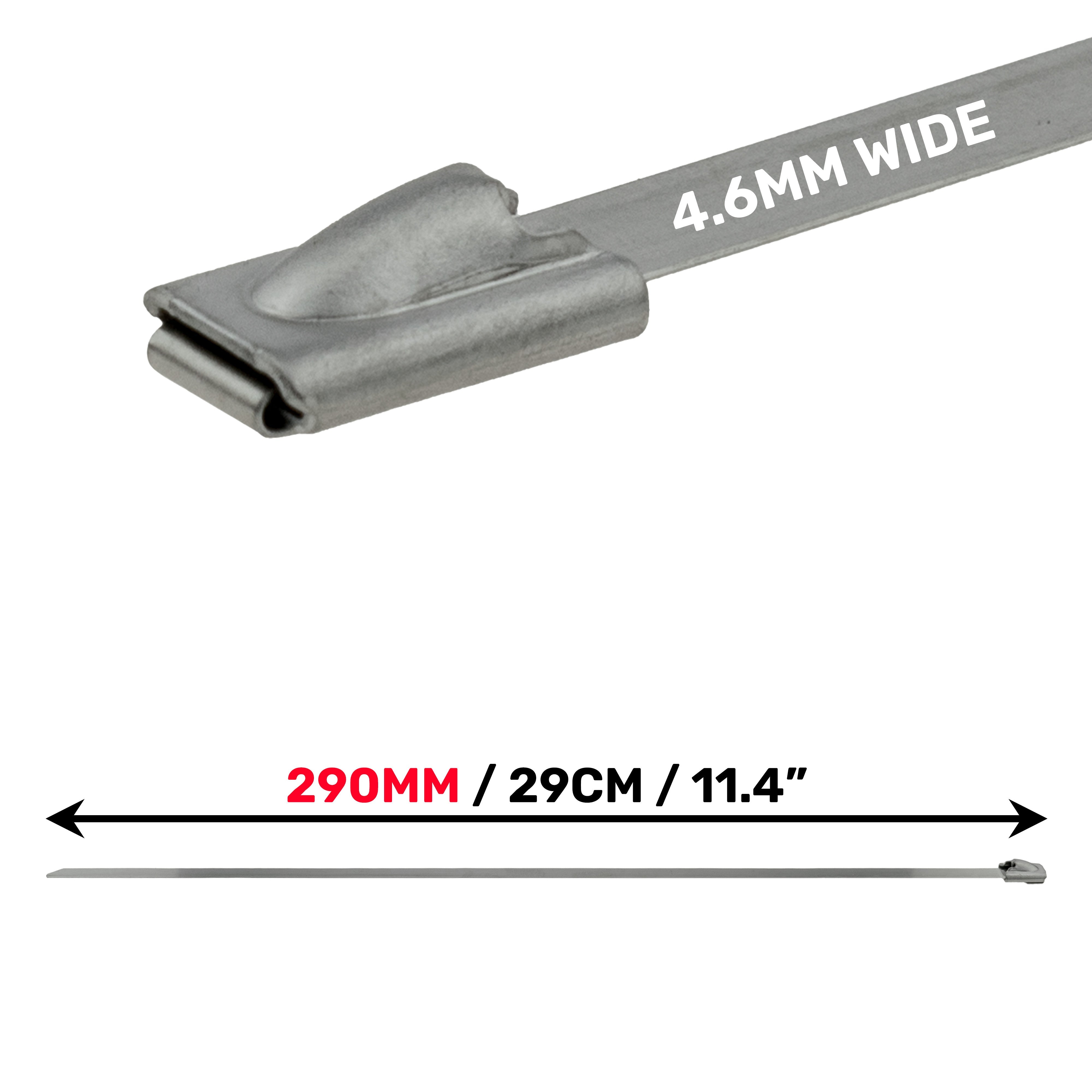 Stainless Steel Cable Ties 4.6mm x 290mm