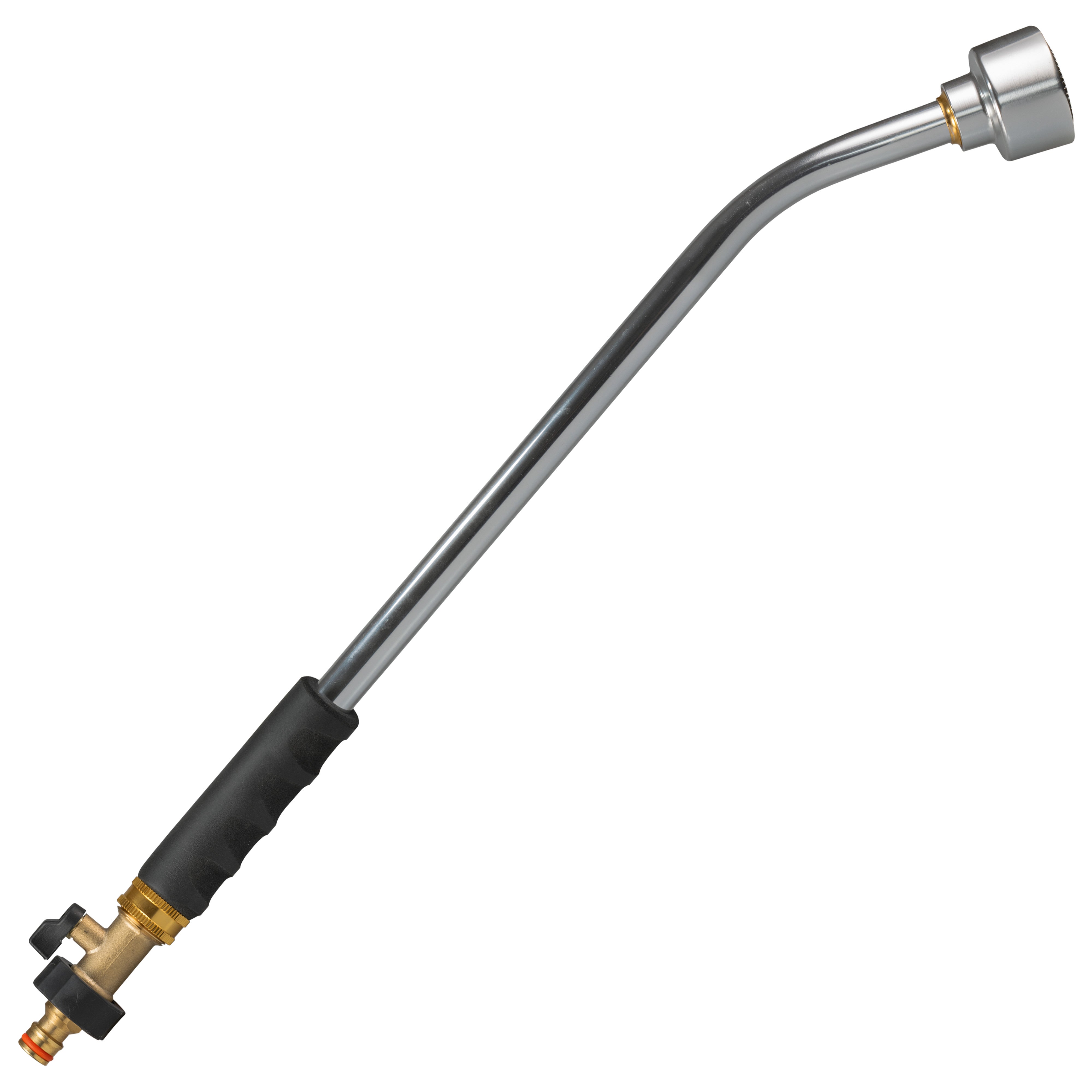 50cm Garden Watering Lance with Brass Valve and Quick Connect Male