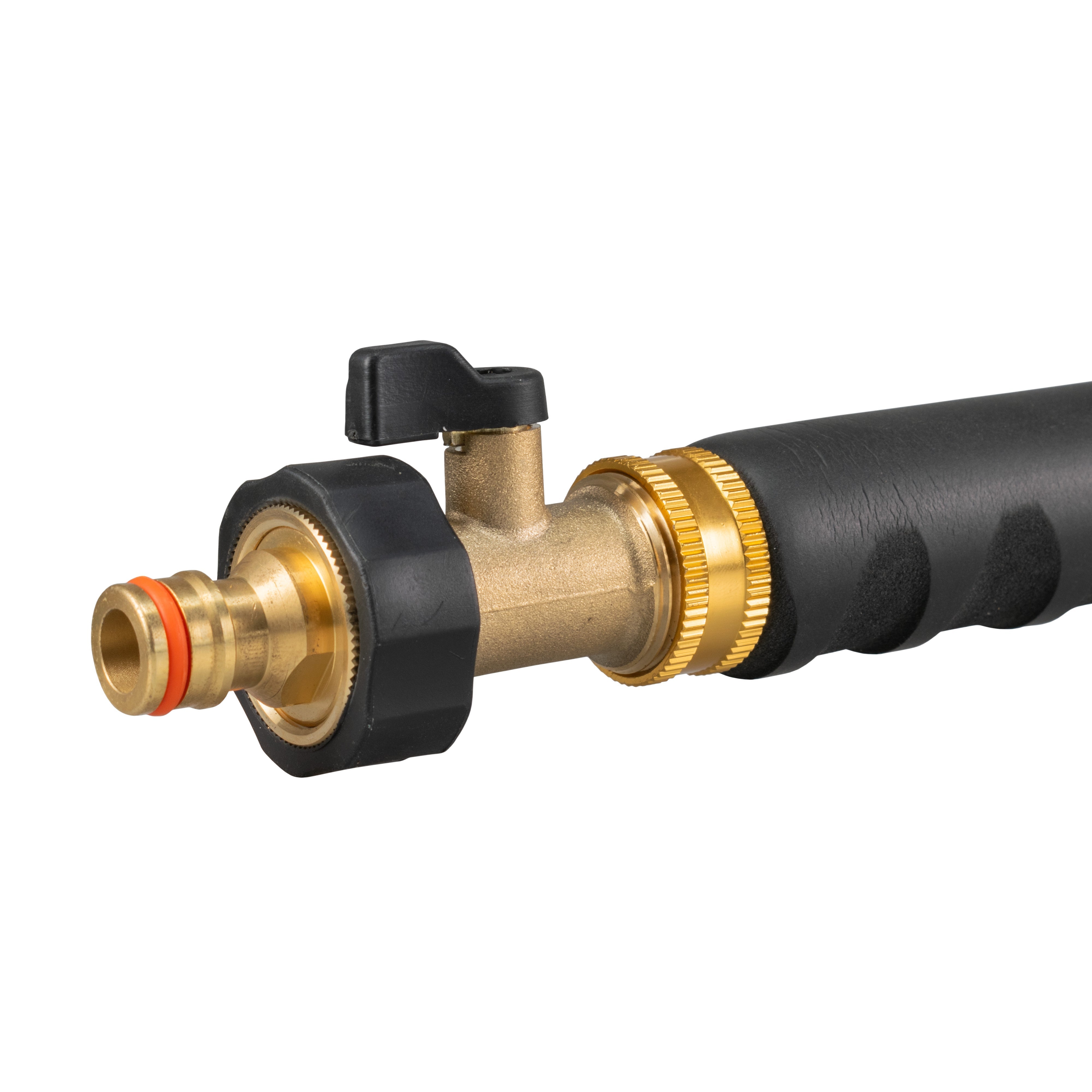 50cm Garden Watering Lance with Brass Valve and Quick Connect Male