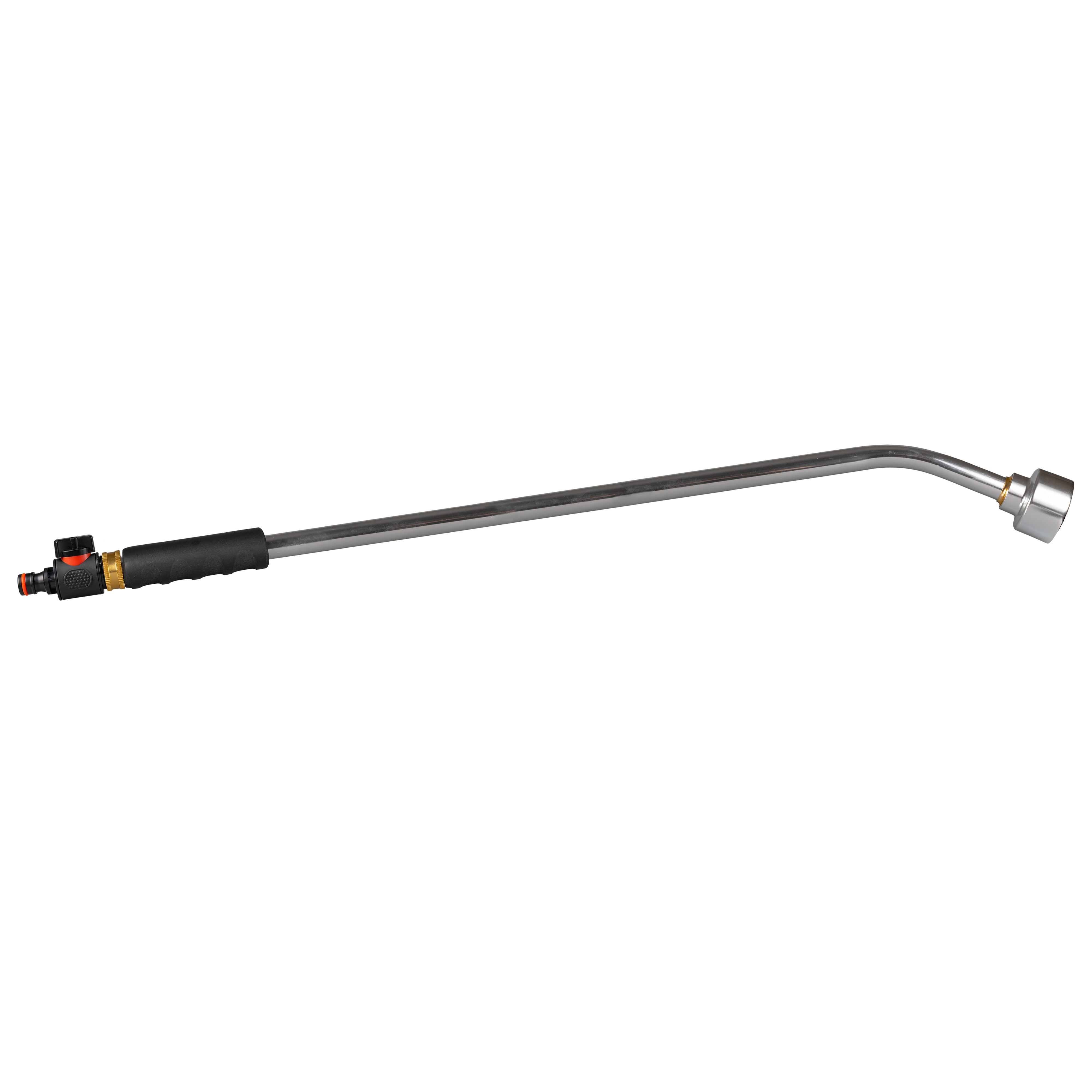 90cm Garden Watering Lance with Quick Connect Valve (Black)
