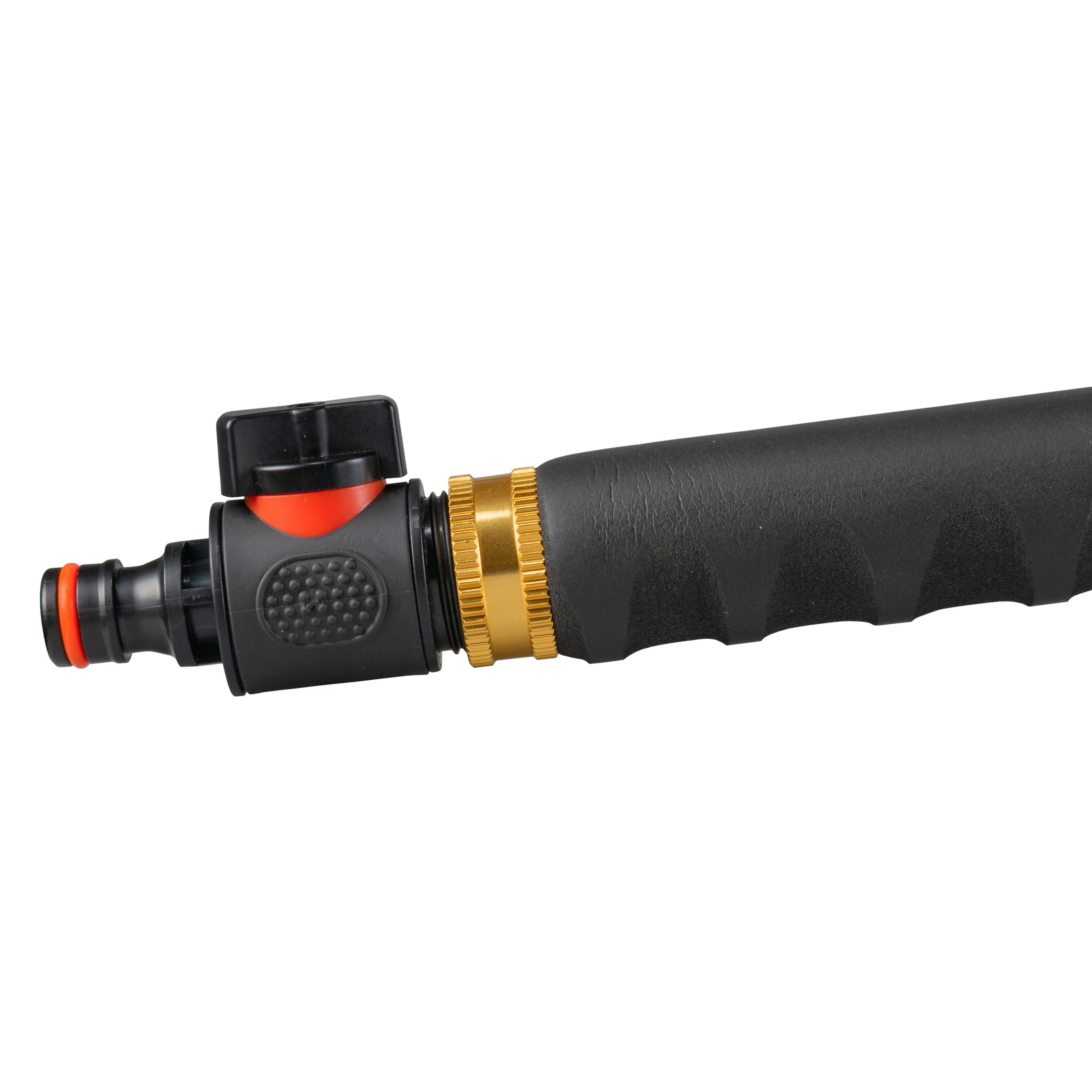 90cm Garden Watering Lance with Quick Connect Valve (Black)