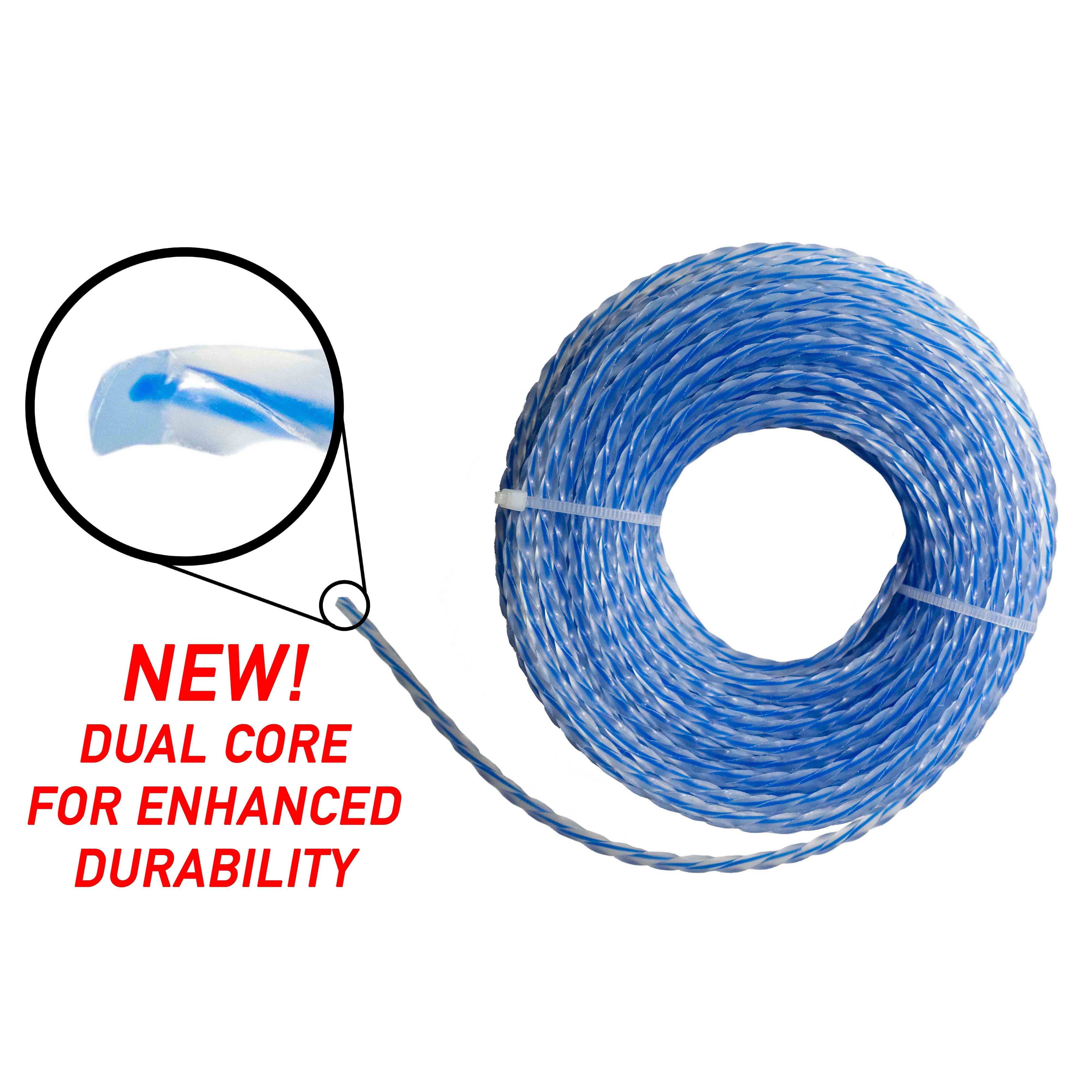 Strimmer Line Dual Blue Twist 3mm x 15m