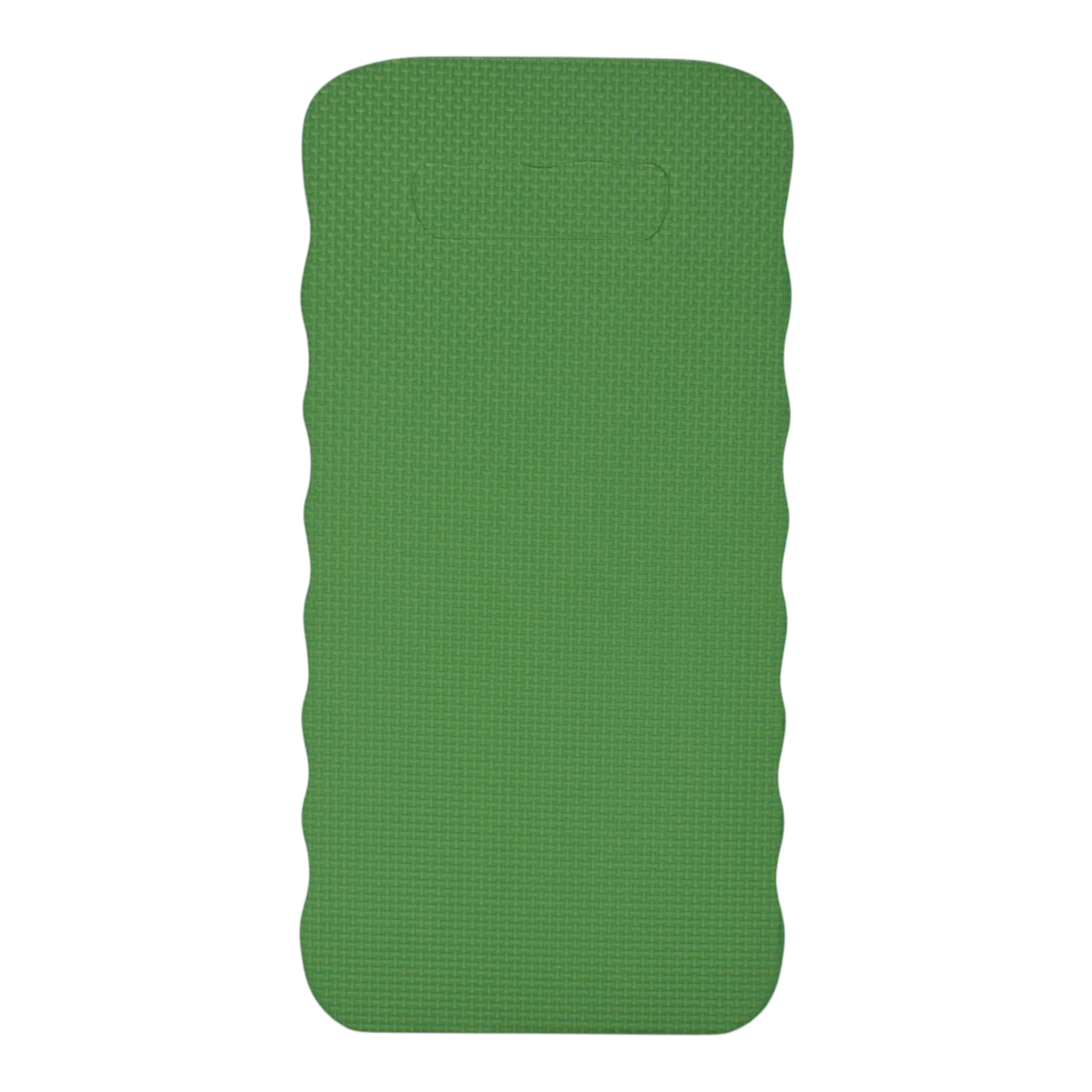 Digger-Hoe Garden Tool with Multifunction Kneeler Mat, Green