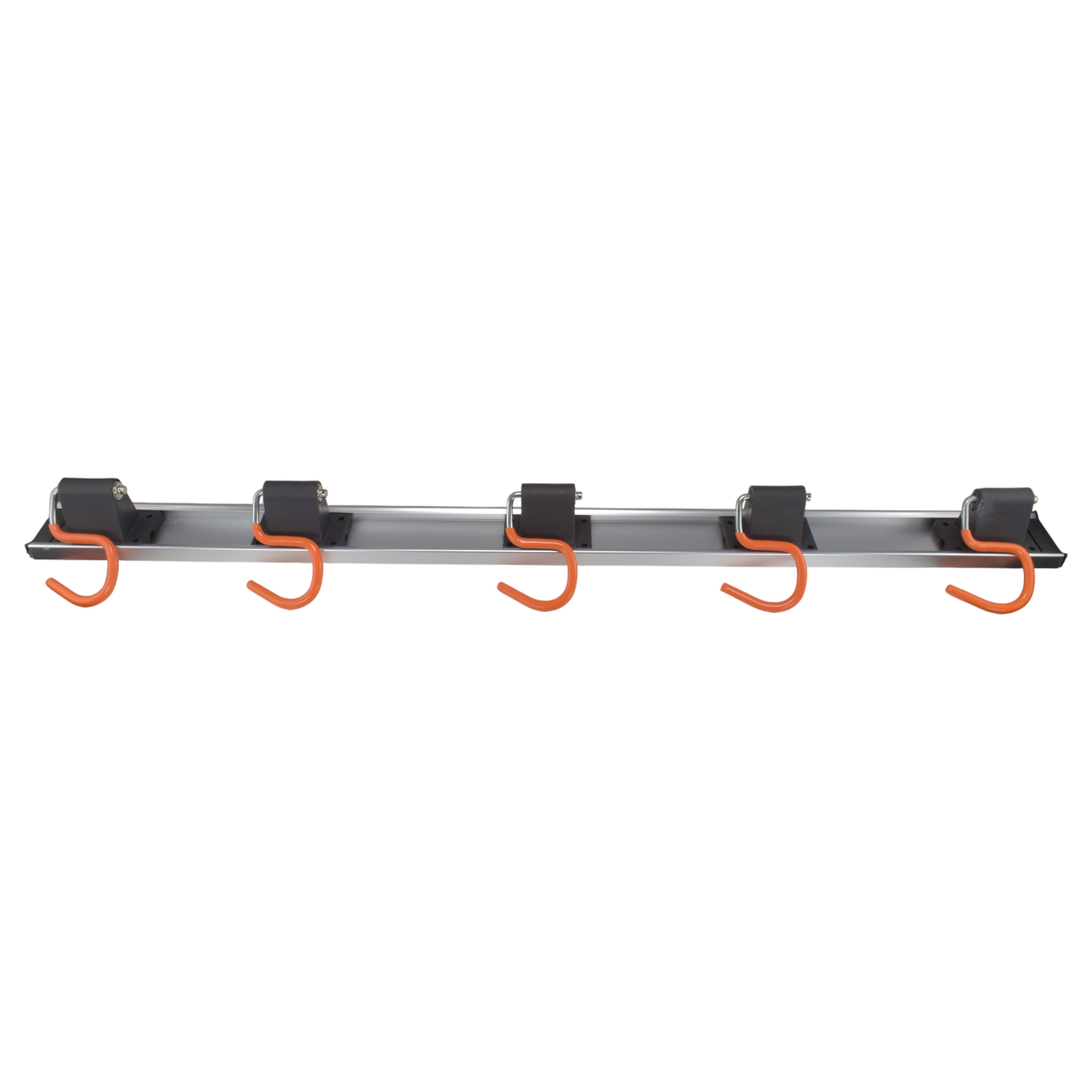 Wall Mount Tool Rack Rail with 5 x S Hanging Hooks