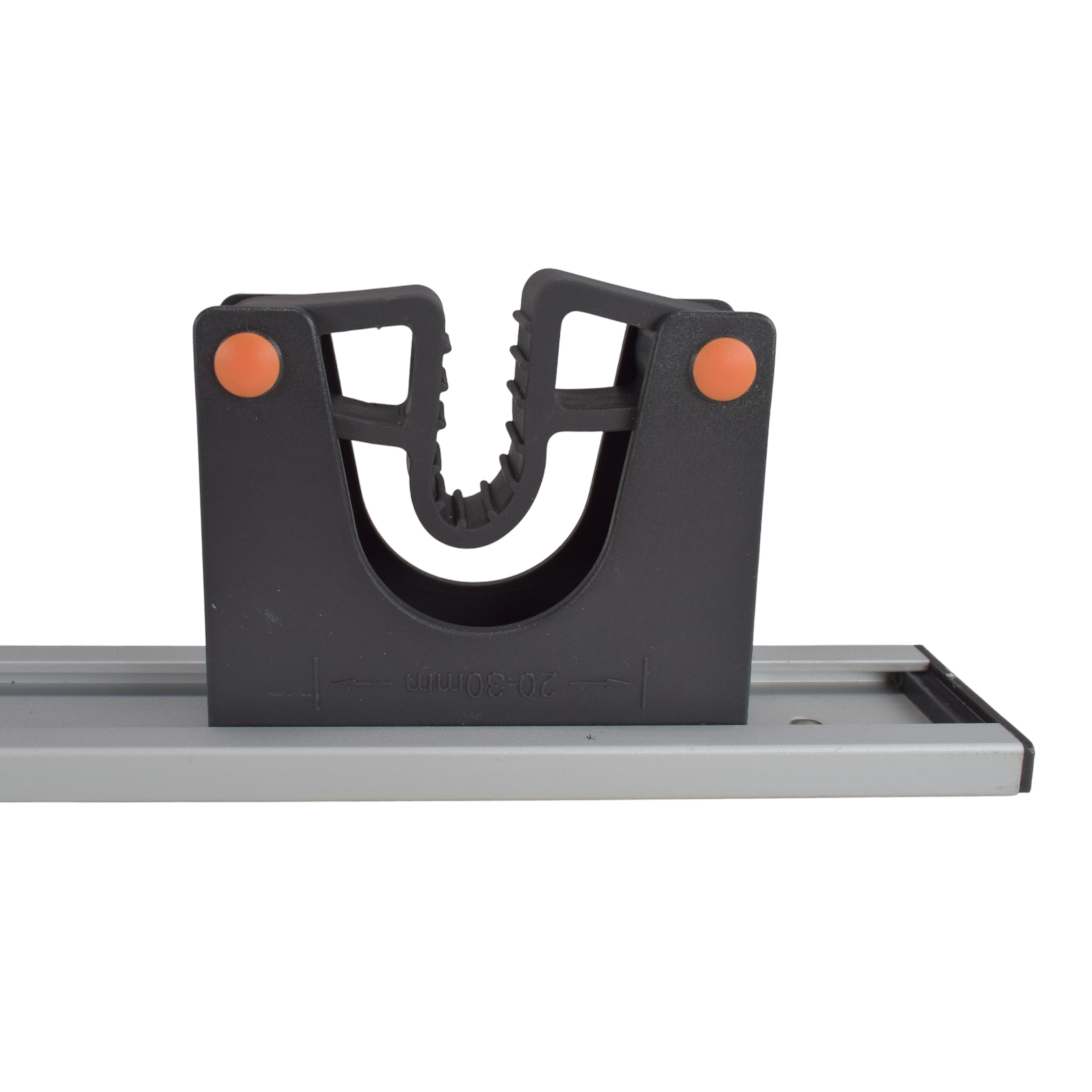 Wall Mount Tool Holder Rail - Gripper Design (5 Handles)