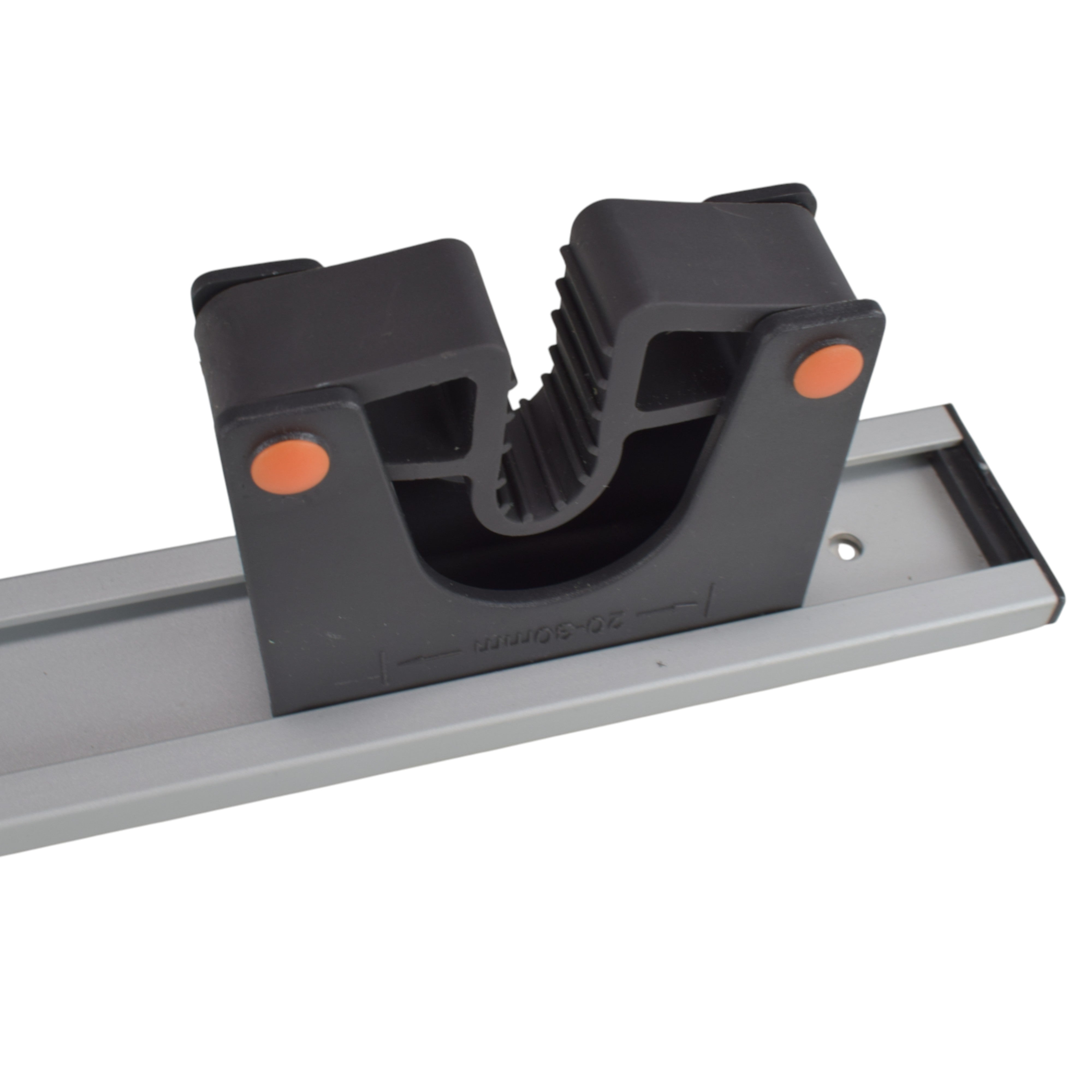 Wall Mount Tool Holder Rail - Gripper Design (3 Handles)