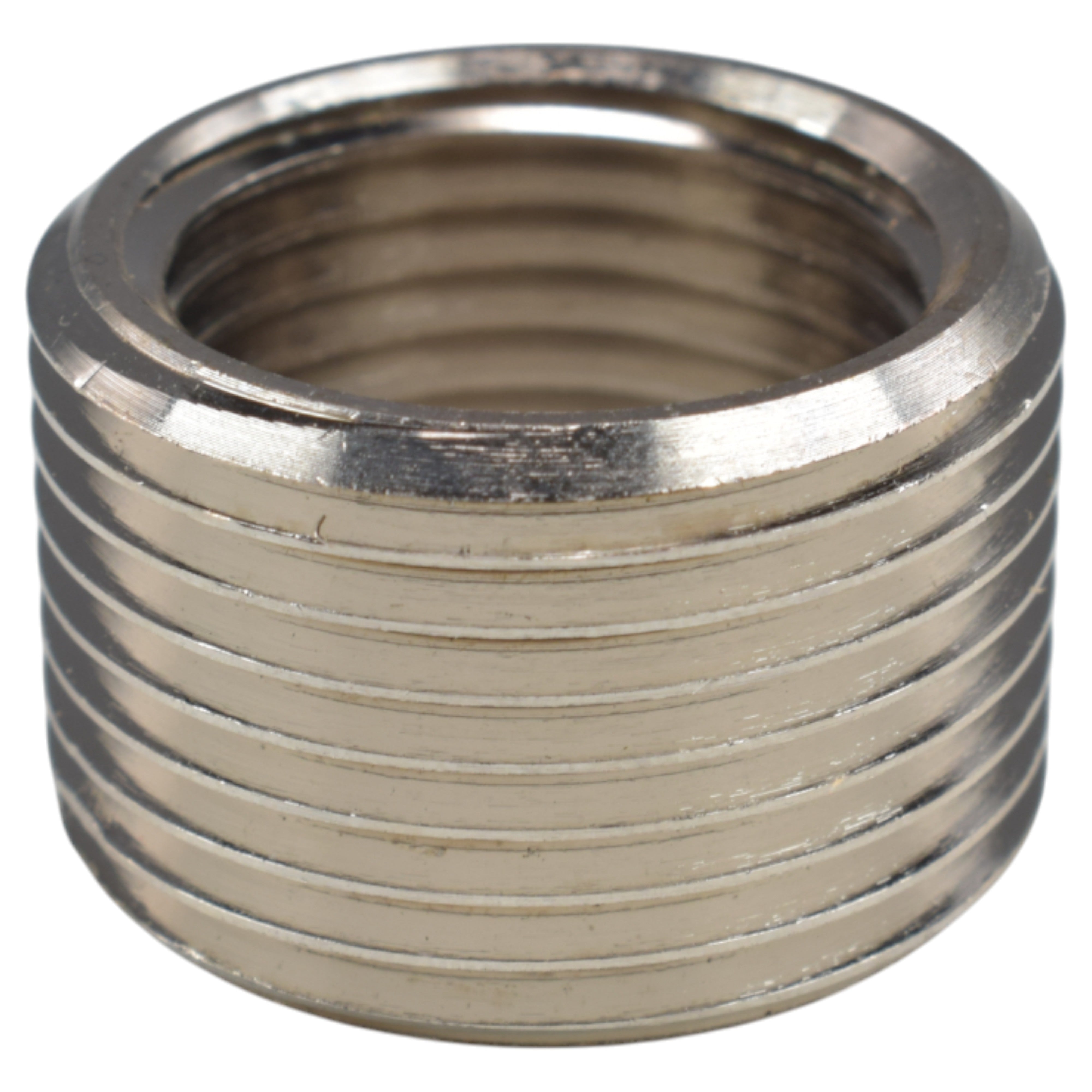Thread Conversion Cap 3/4" BSPM - 1/2" BSPF, Nickel Plated