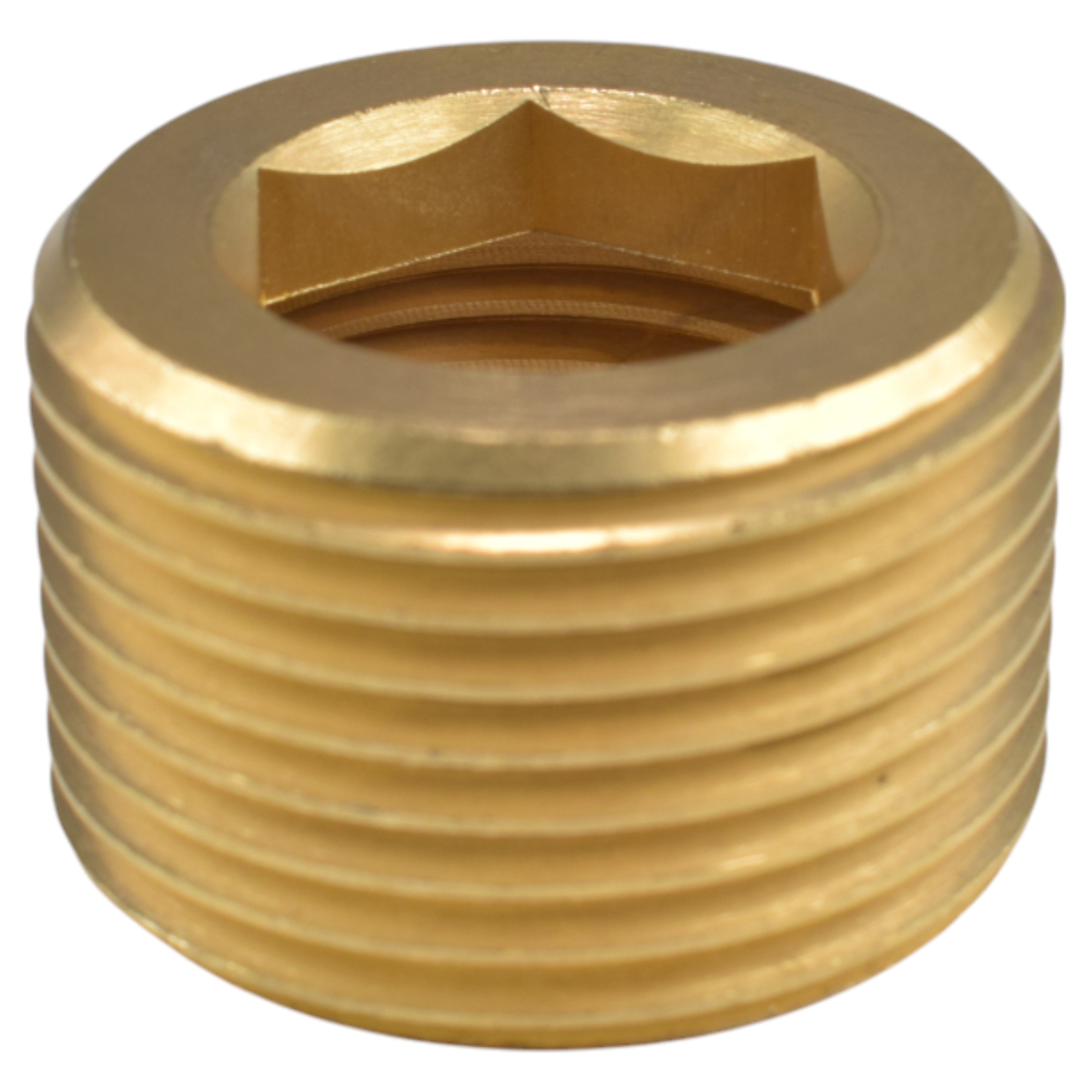 Thread Conversion Cap 3/4" BSPM - 1/2" BSPF, Brass