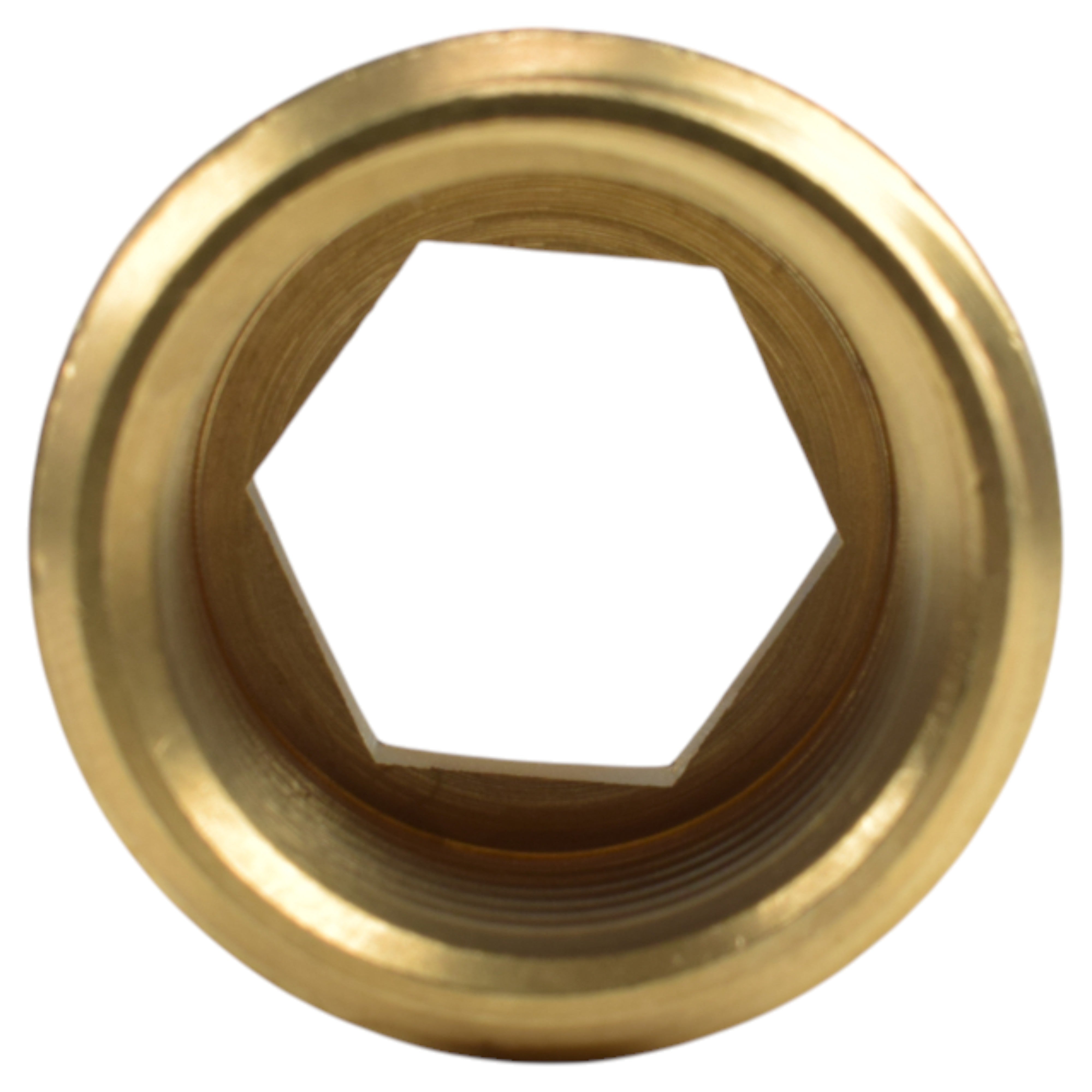 Thread Conversion Cap 3/4" BSPM - 1/2" BSPF, Brass