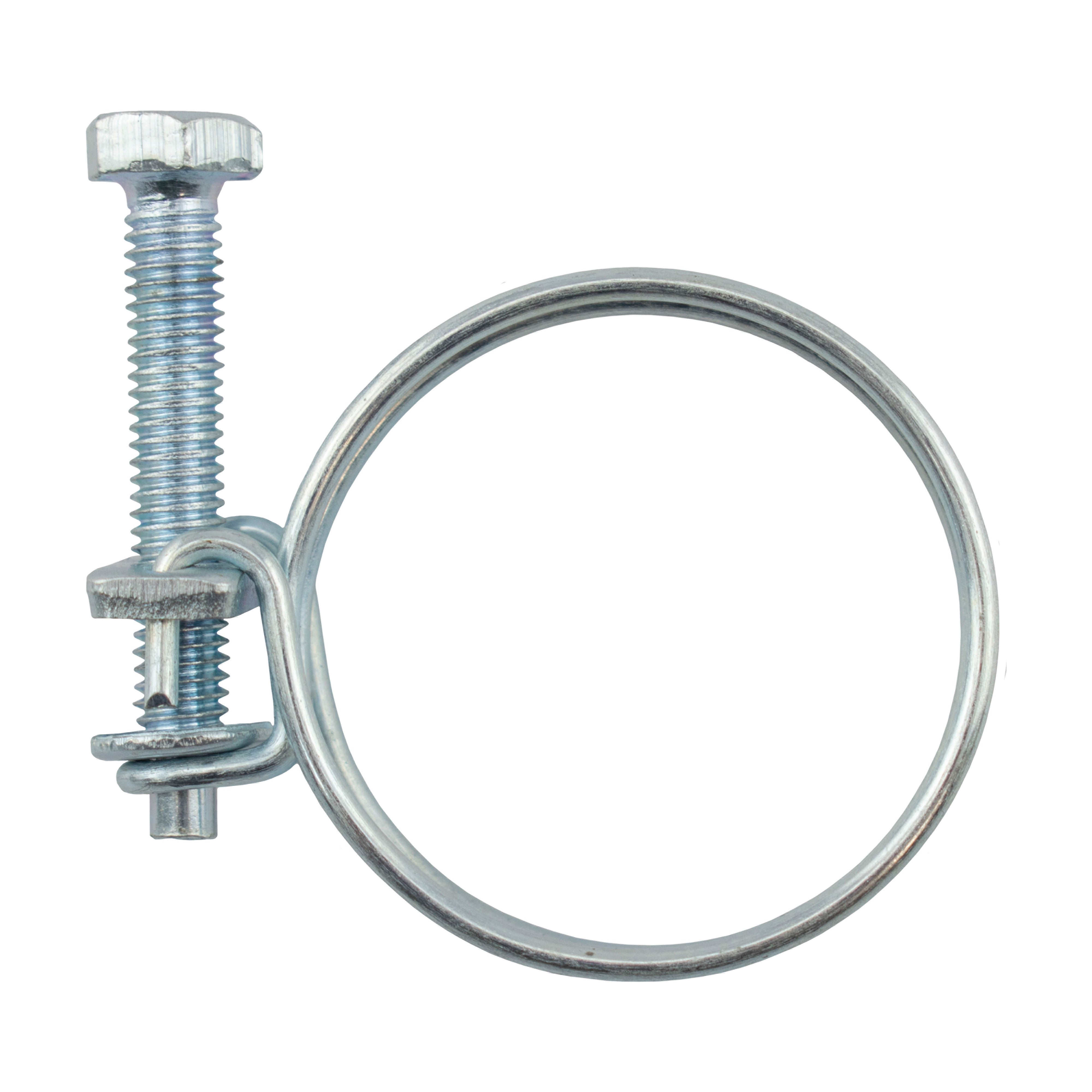 Double Wire Hose Clamp Galvanised 38mm-43mm