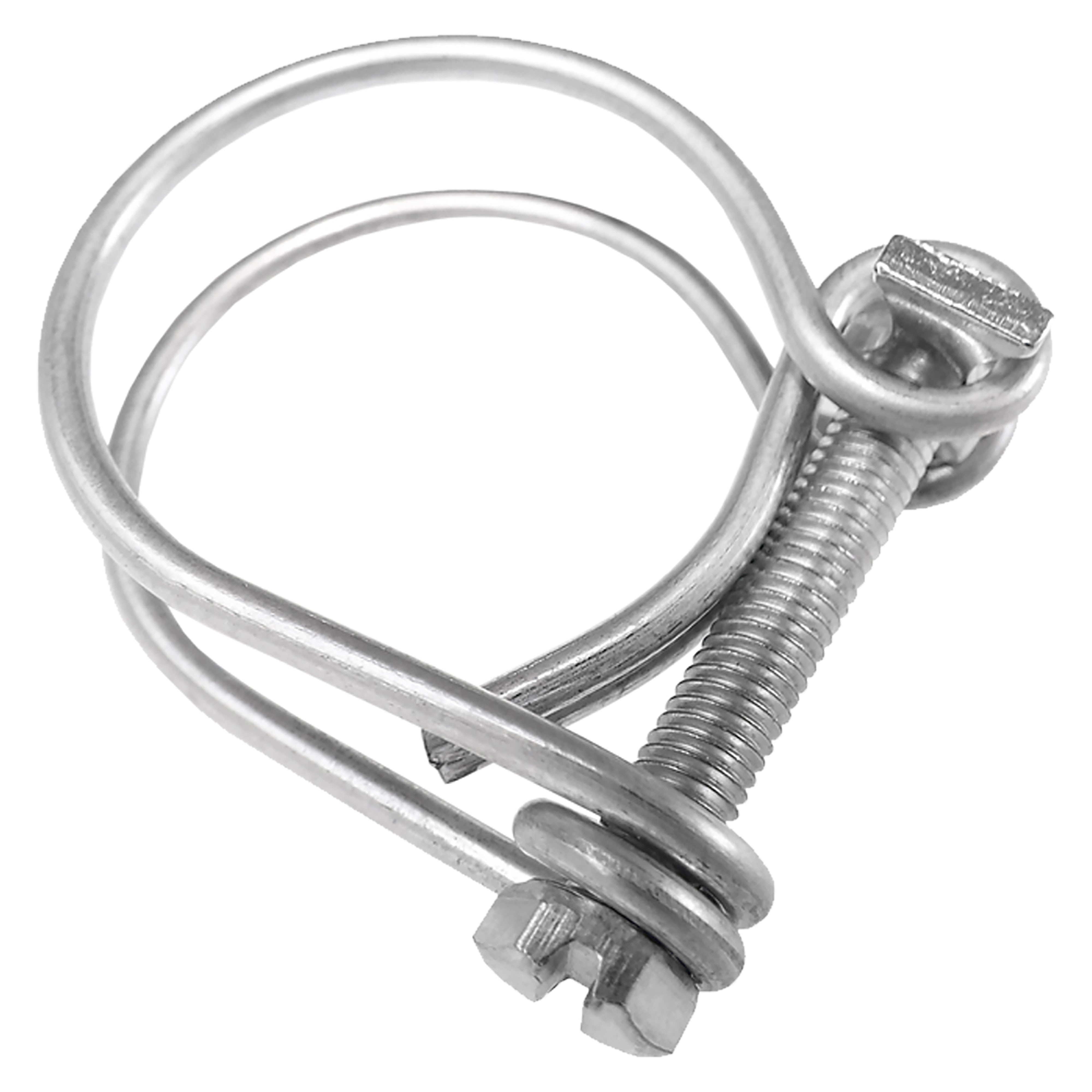 Corrugated Pipe 3/4" (19mm) with 2 x Double Wire Clips Set