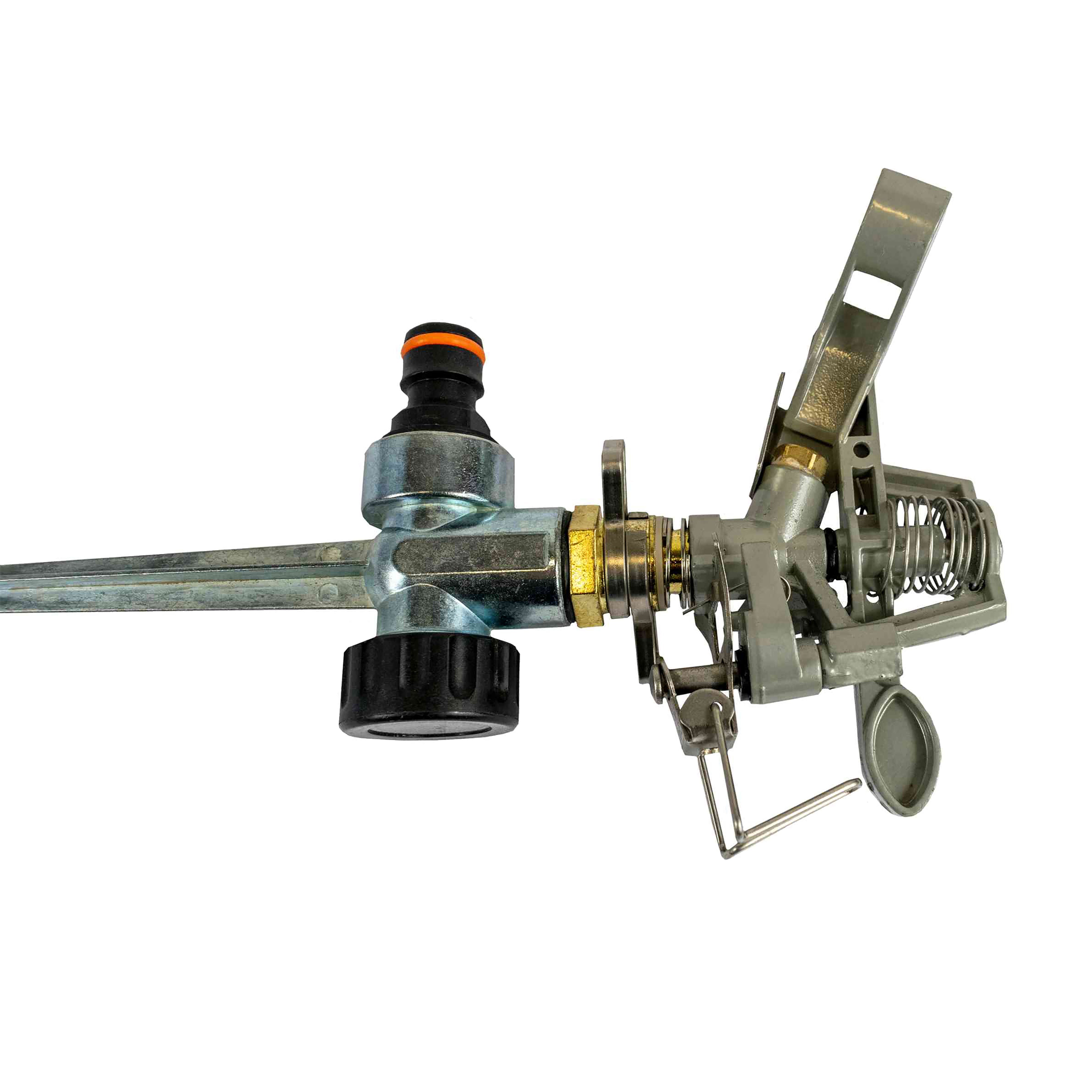 Pulsating Lawn Sprinkler - Metal with Metal Spike