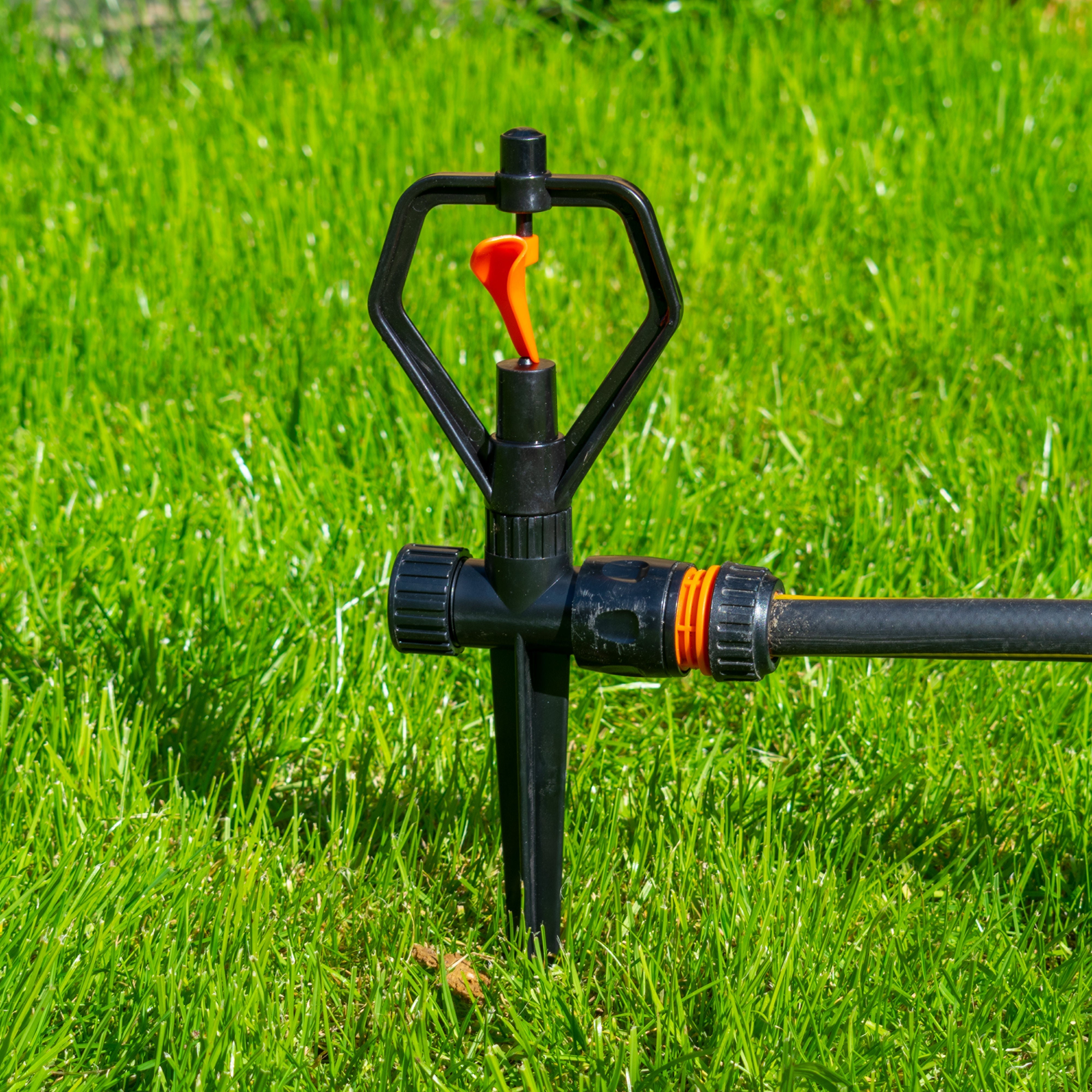 Rotary Butterfly Lawn Sprinkler on Spike Eco Line