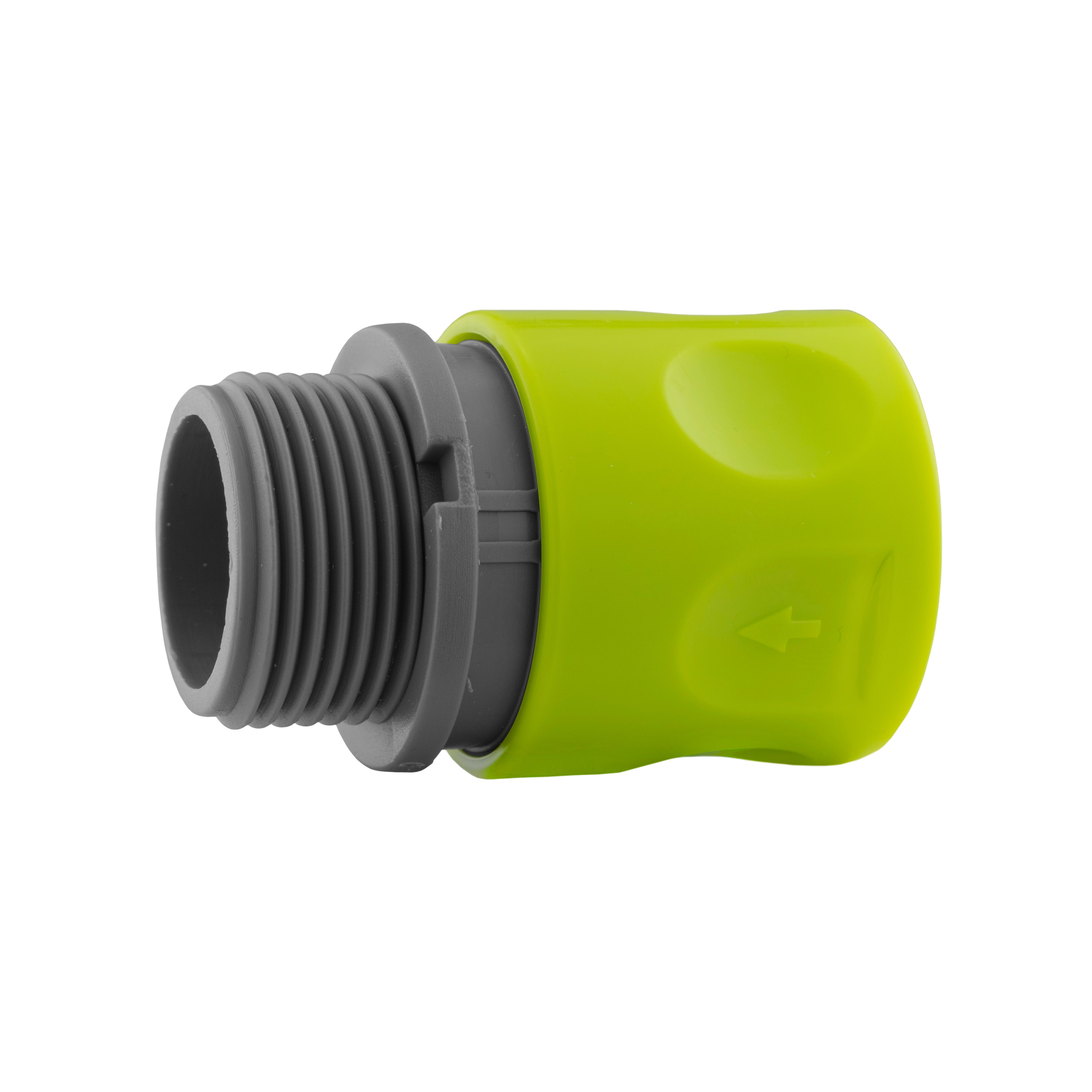Hose Connector Lime with In-Line BSPF Threaded Valve