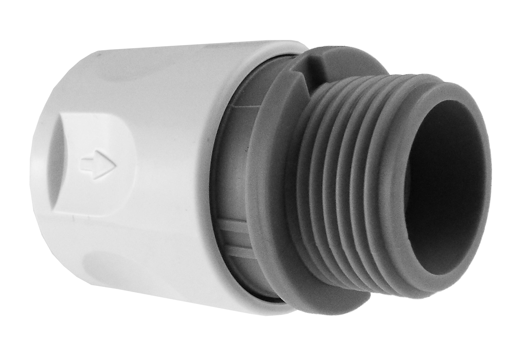 Hose Connector WL with In-Line BSPF Valve and 16mm Barbed Straight