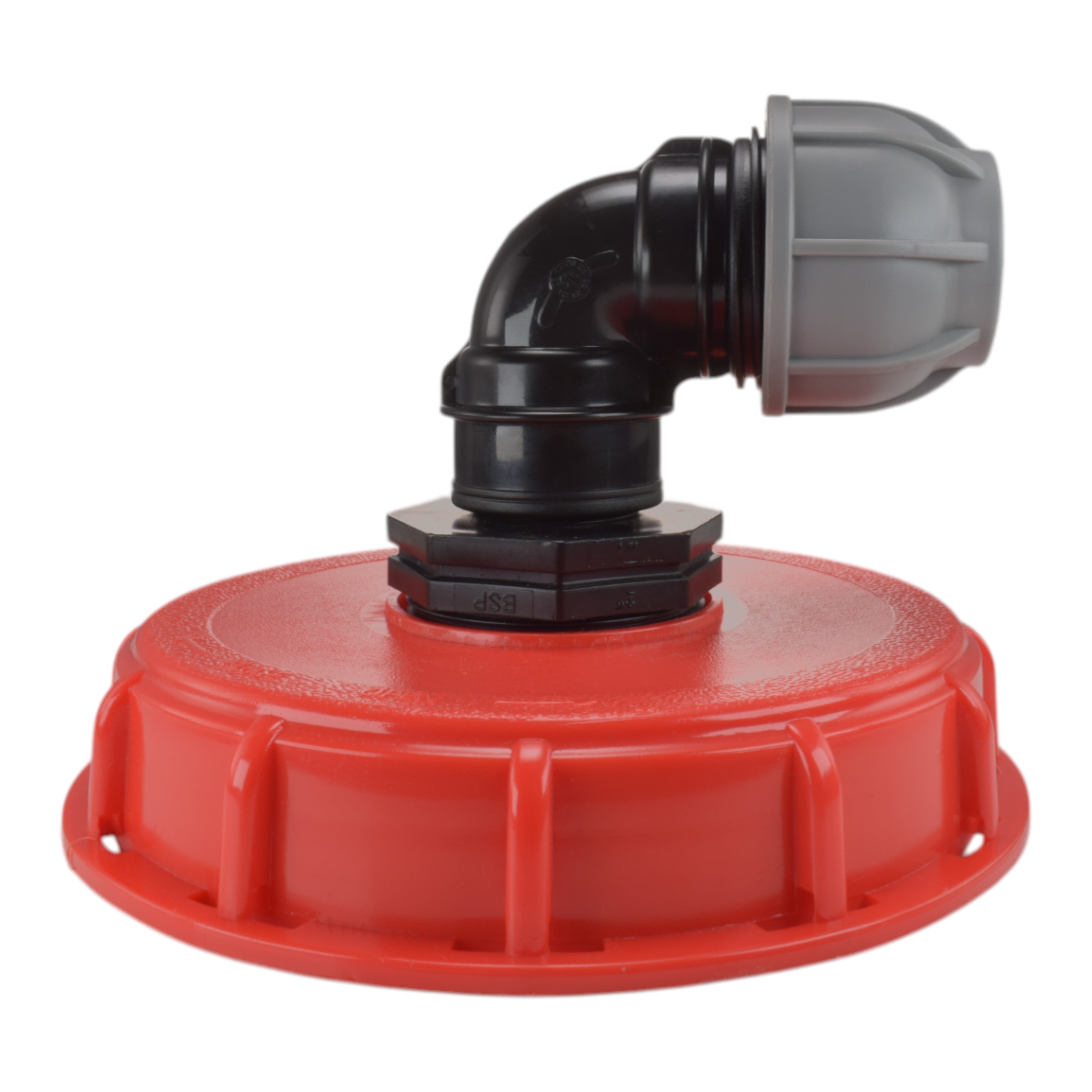 IBC 6-inch Cap Kit with 32mm MDPE Elbow