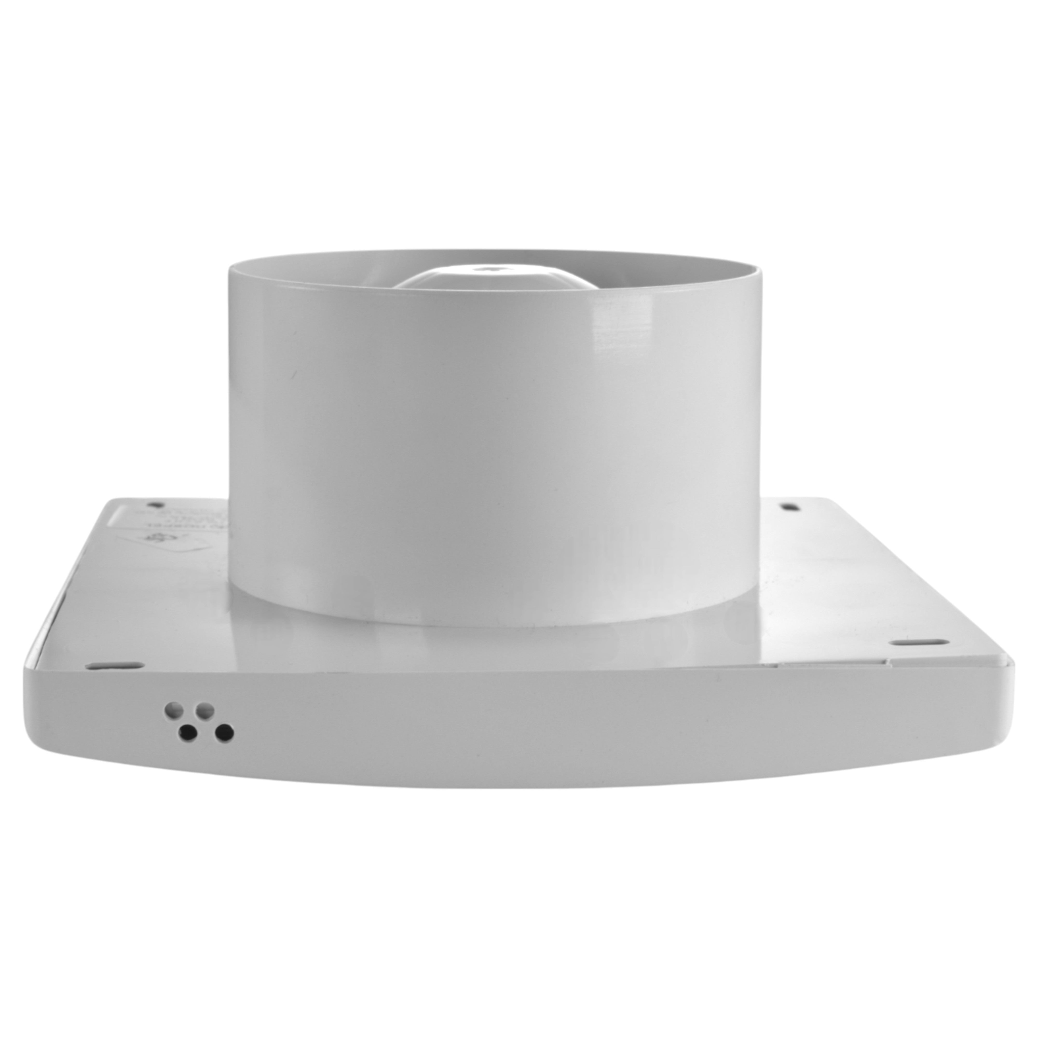 Through Wall Ventilation Kit - STYL Fan with Timer/Humidistat and White External Vent