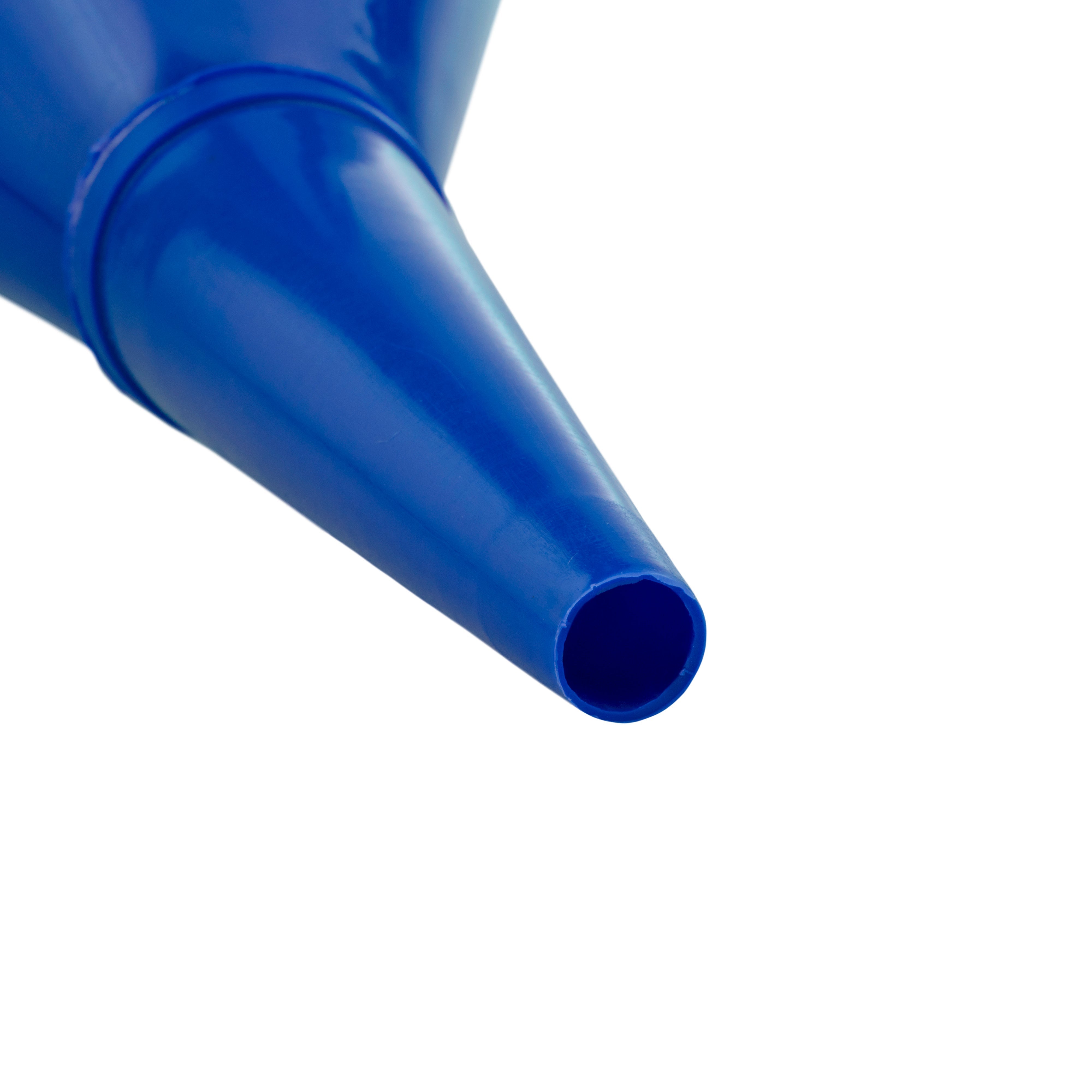 Angled Car Fuel Funnels with Filter (Black, Red & Blue)