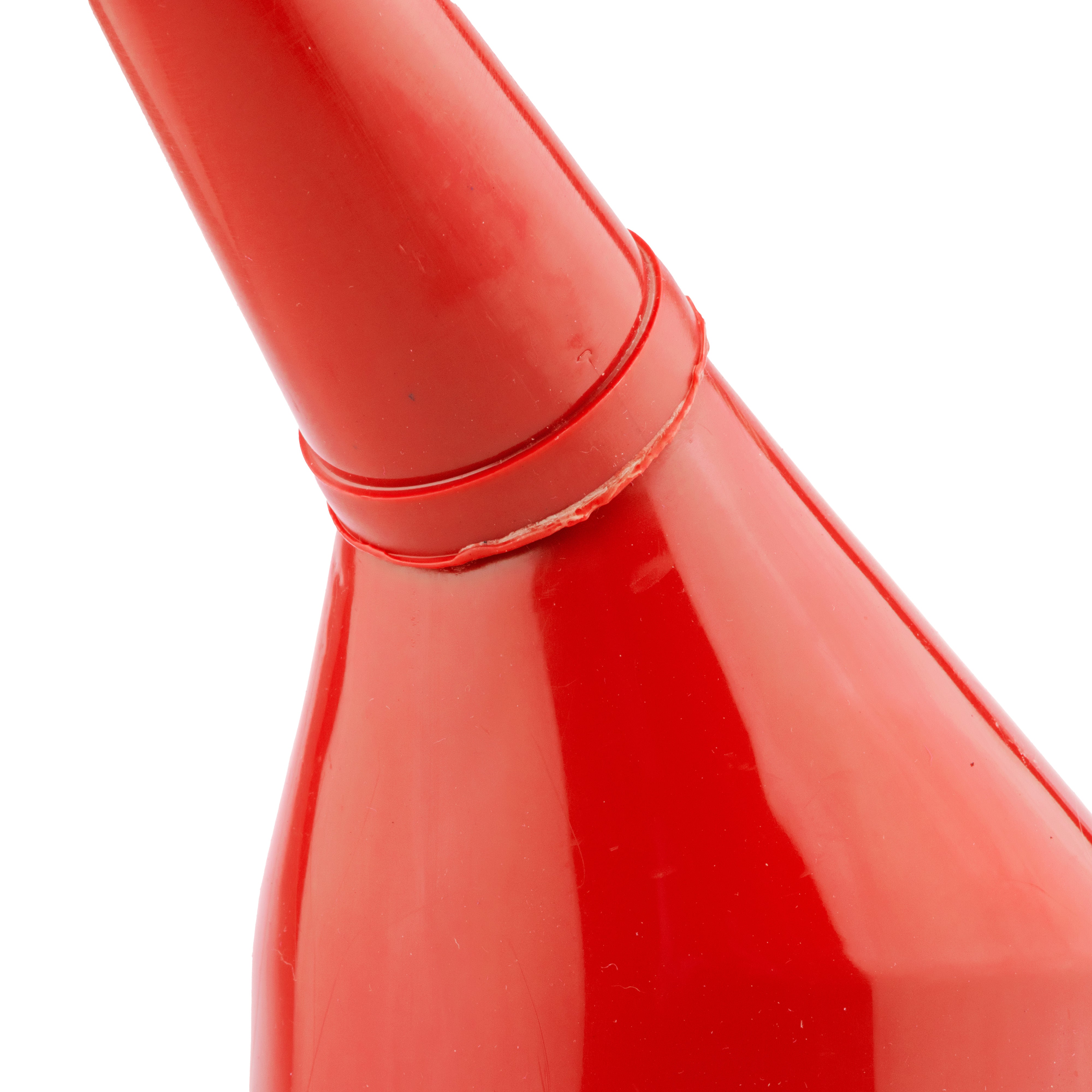 Angled Car Fuel Funnels with Filter (Black & Red)
