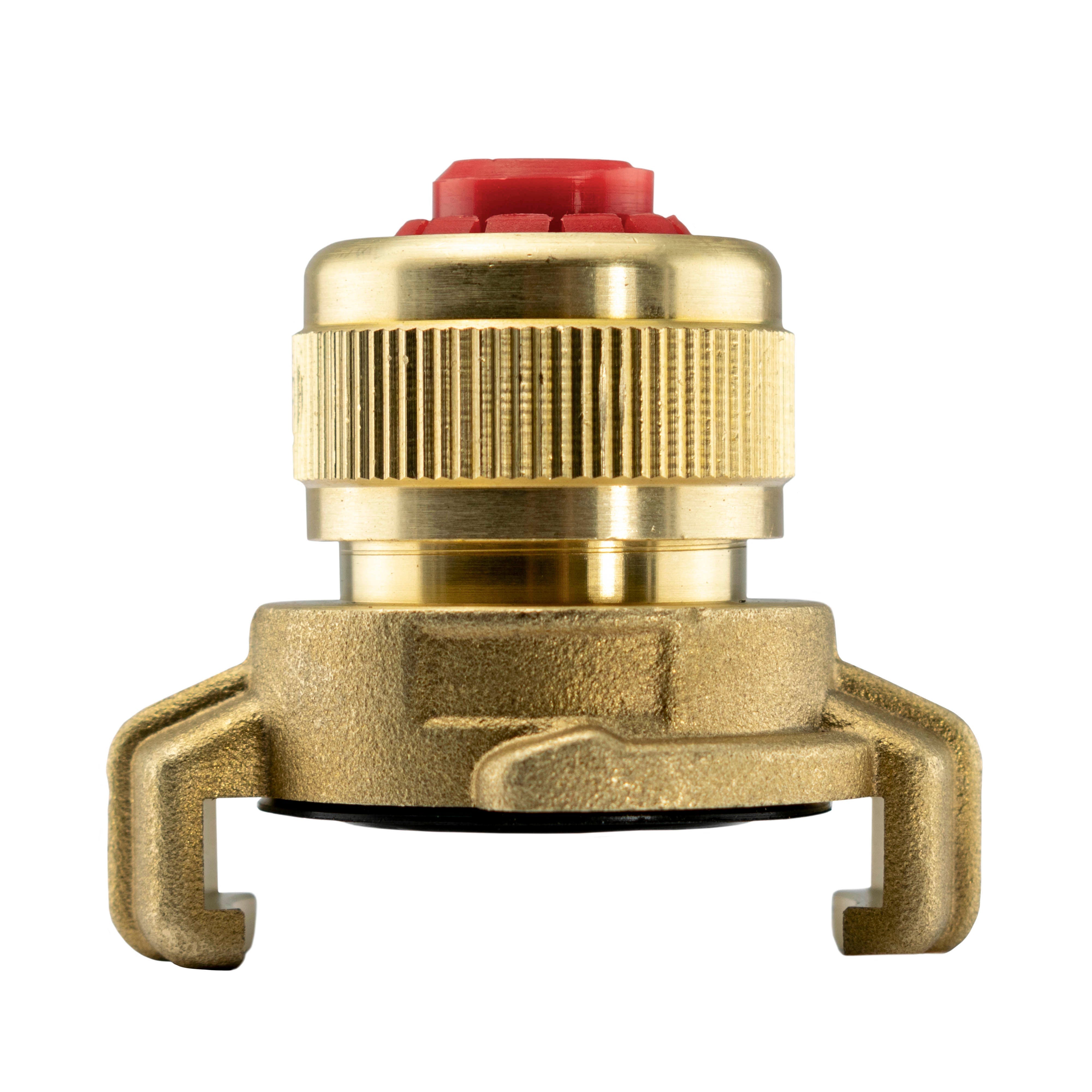 Geka Type Brass Claw Set – 19mm Barb and 1/2” Hose Connector