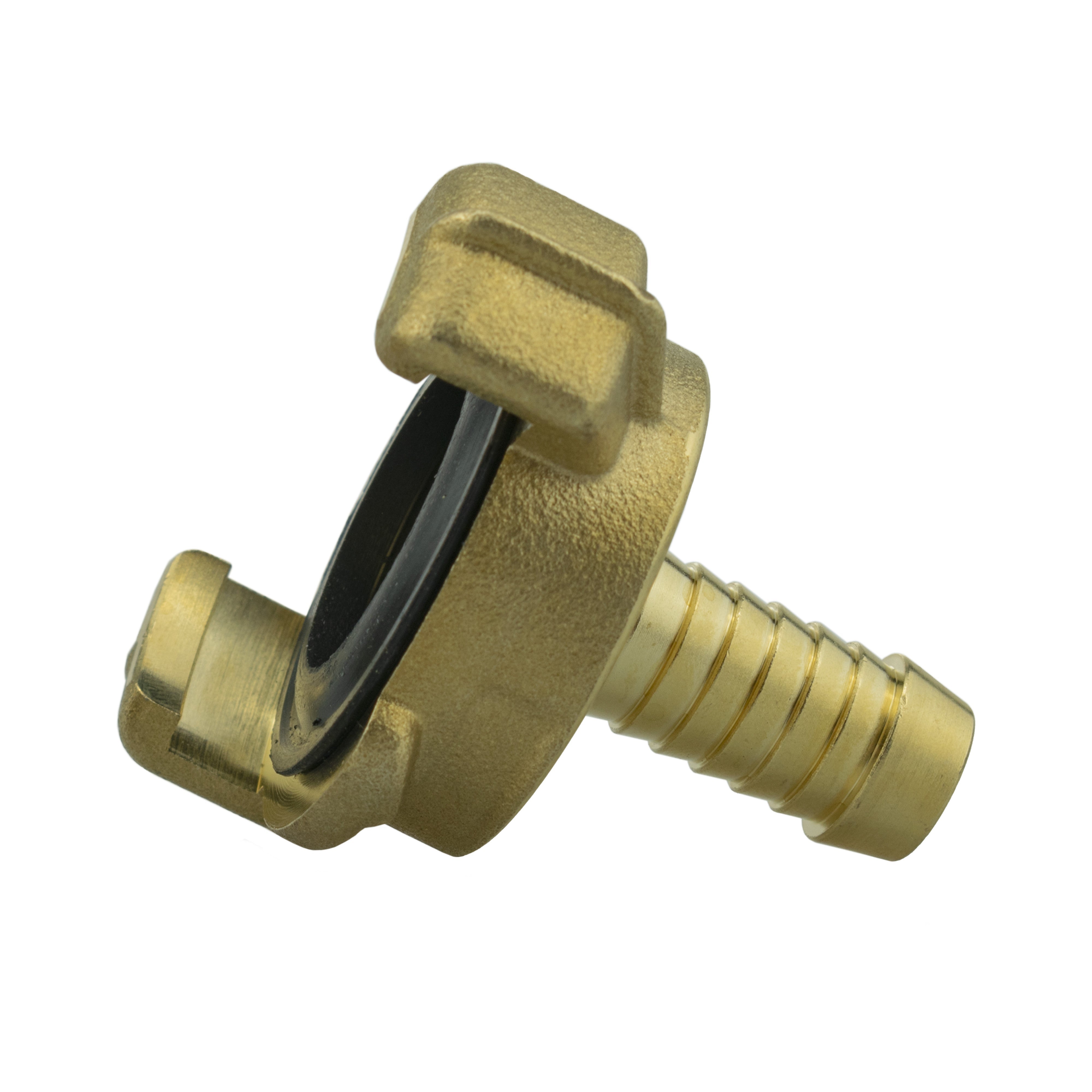 Geka Type Brass Claw Set – 13mm Barb and 3/4” Hose Connector