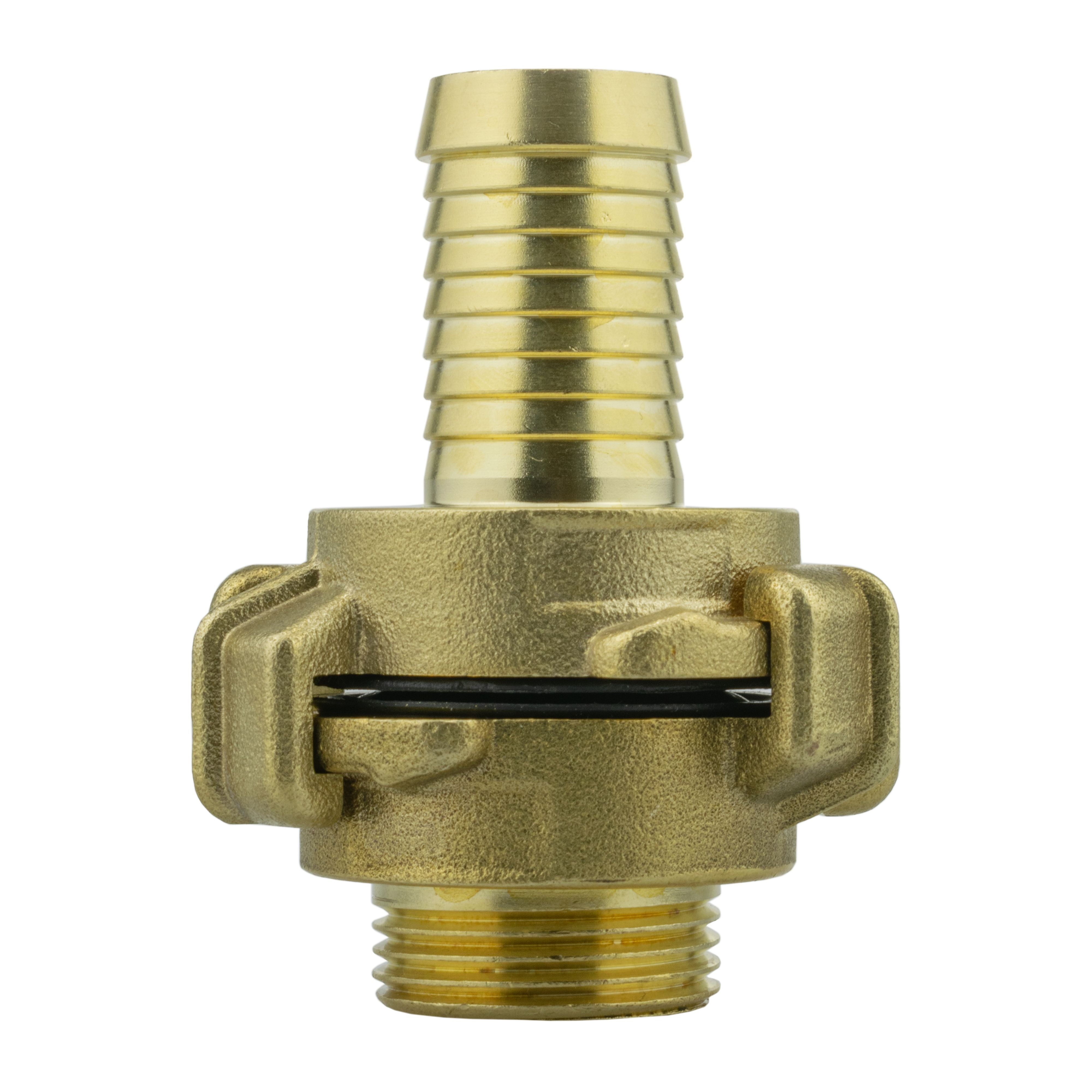 Geka Type Brass Claw Set – 19mm Barb and 3/4” BSP Male