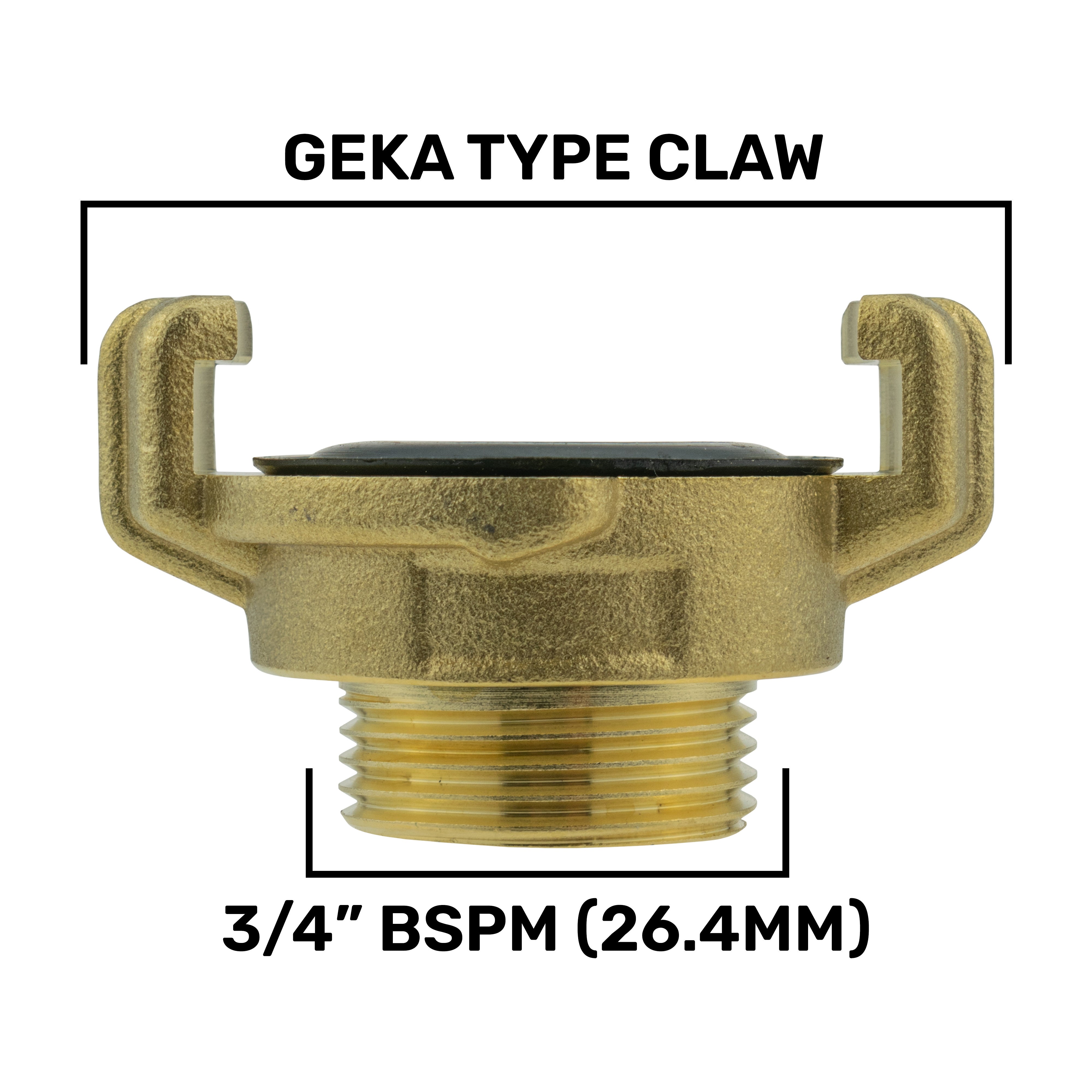Wall Flange Kit 25mm MDPE + 25mm Barbed Geka Set