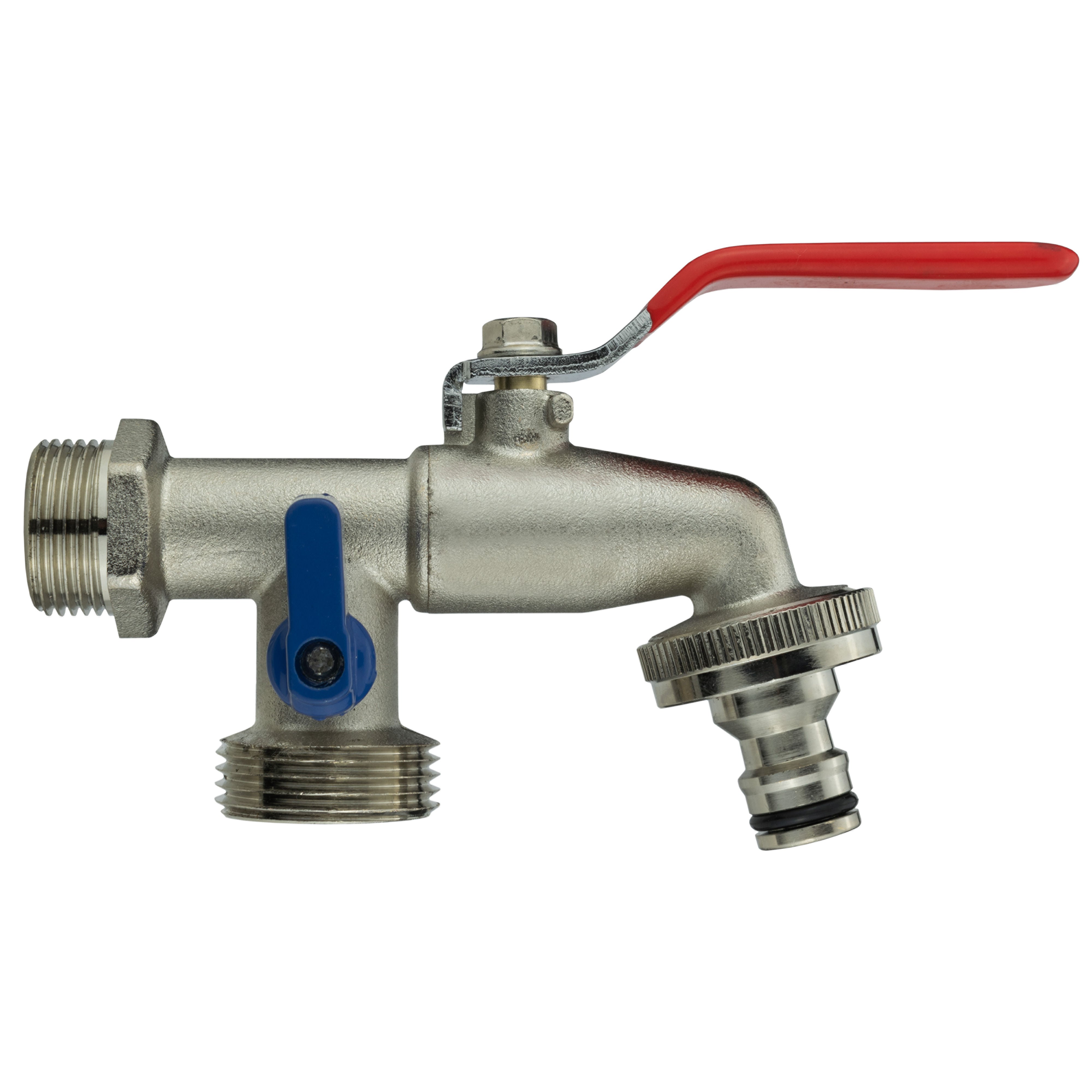 Double Garden Tap 3/4" BSPM Inlet Bradas
