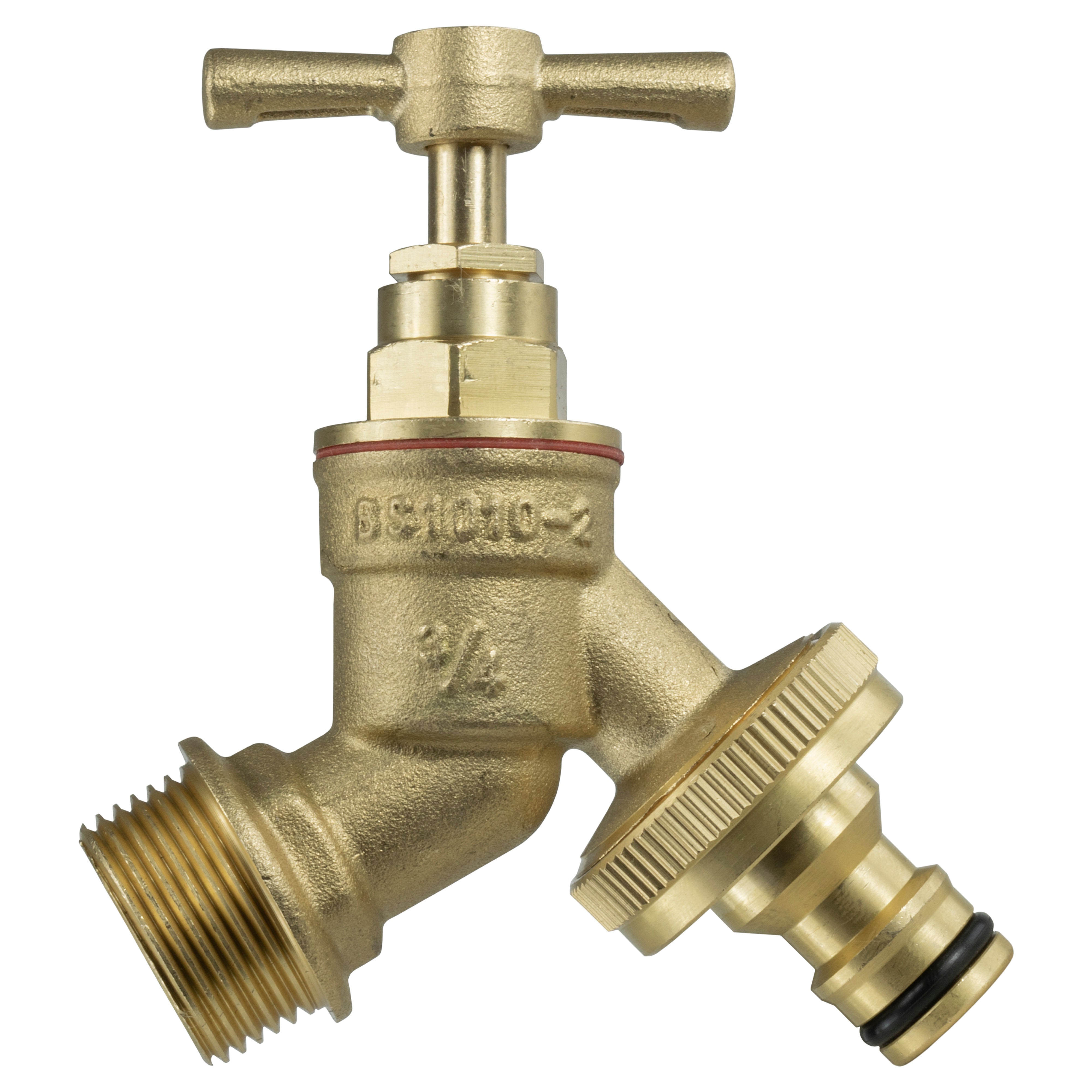 Water Butts Kit 3/4" with Brass Bib Tap & Snap On