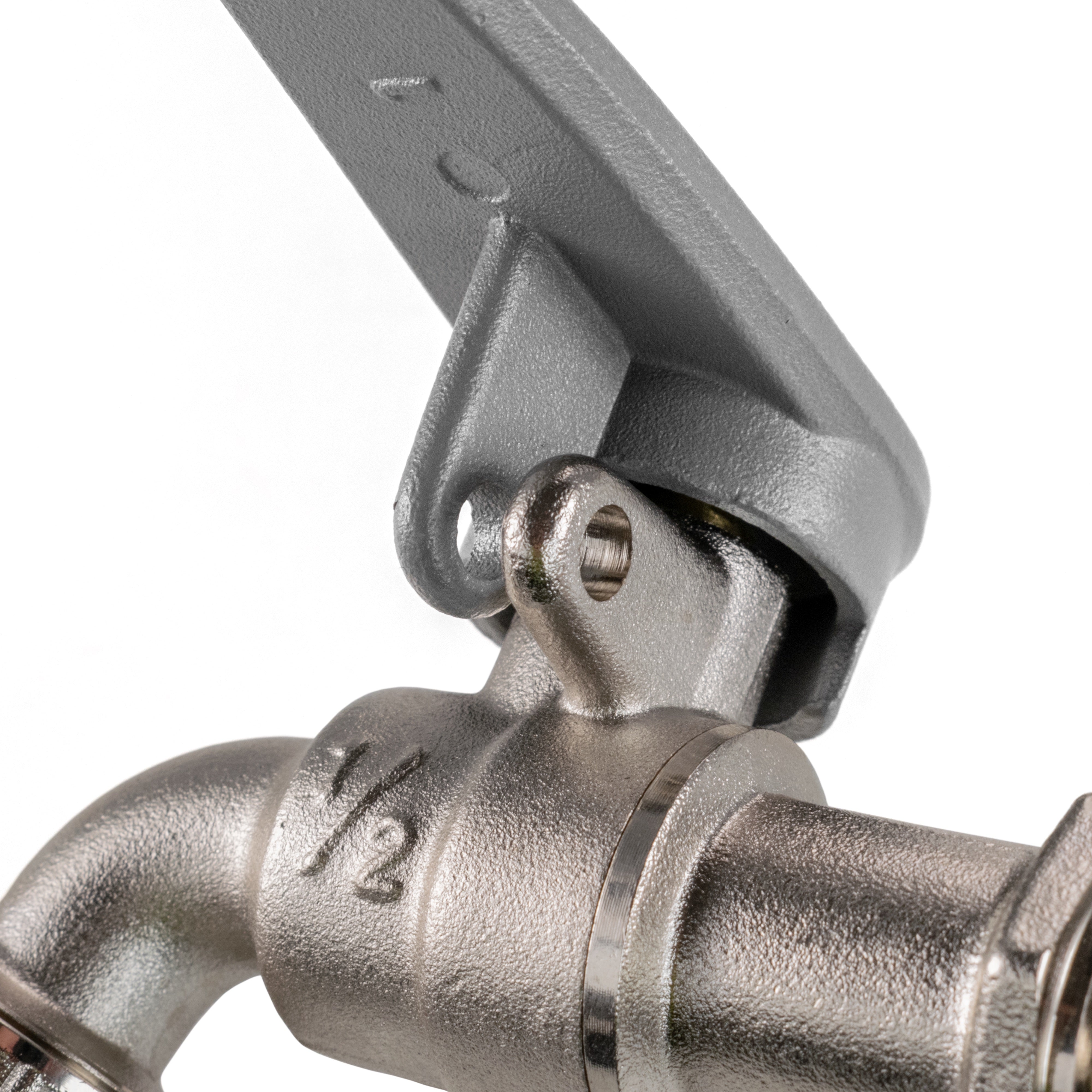 IBC 2" S60X6 - 1/2" BSP Cap with Lever Tap Hose Barb and Side Lock