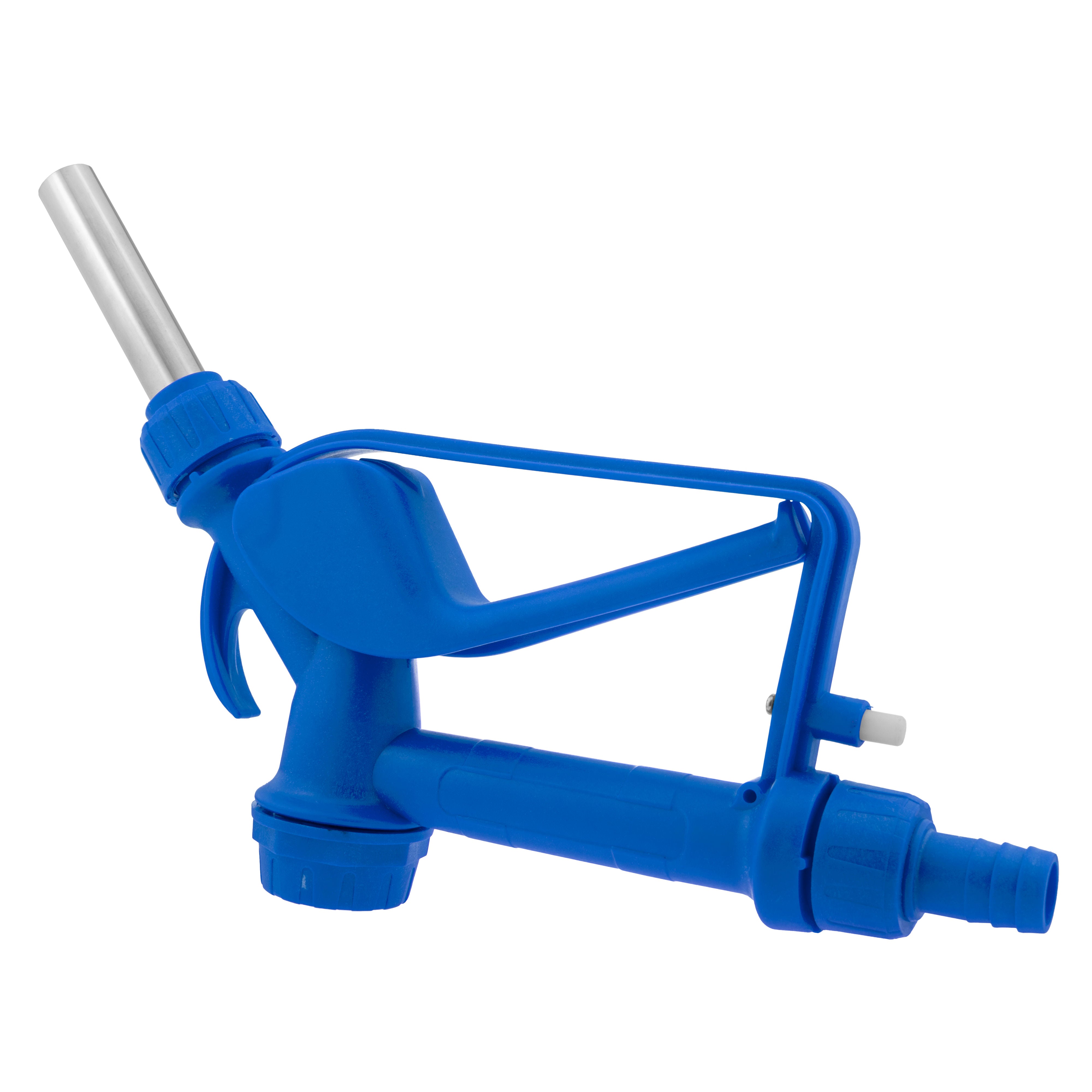 Fuel Gun Blue 3/4" Barb Inlet - Metal Outlet