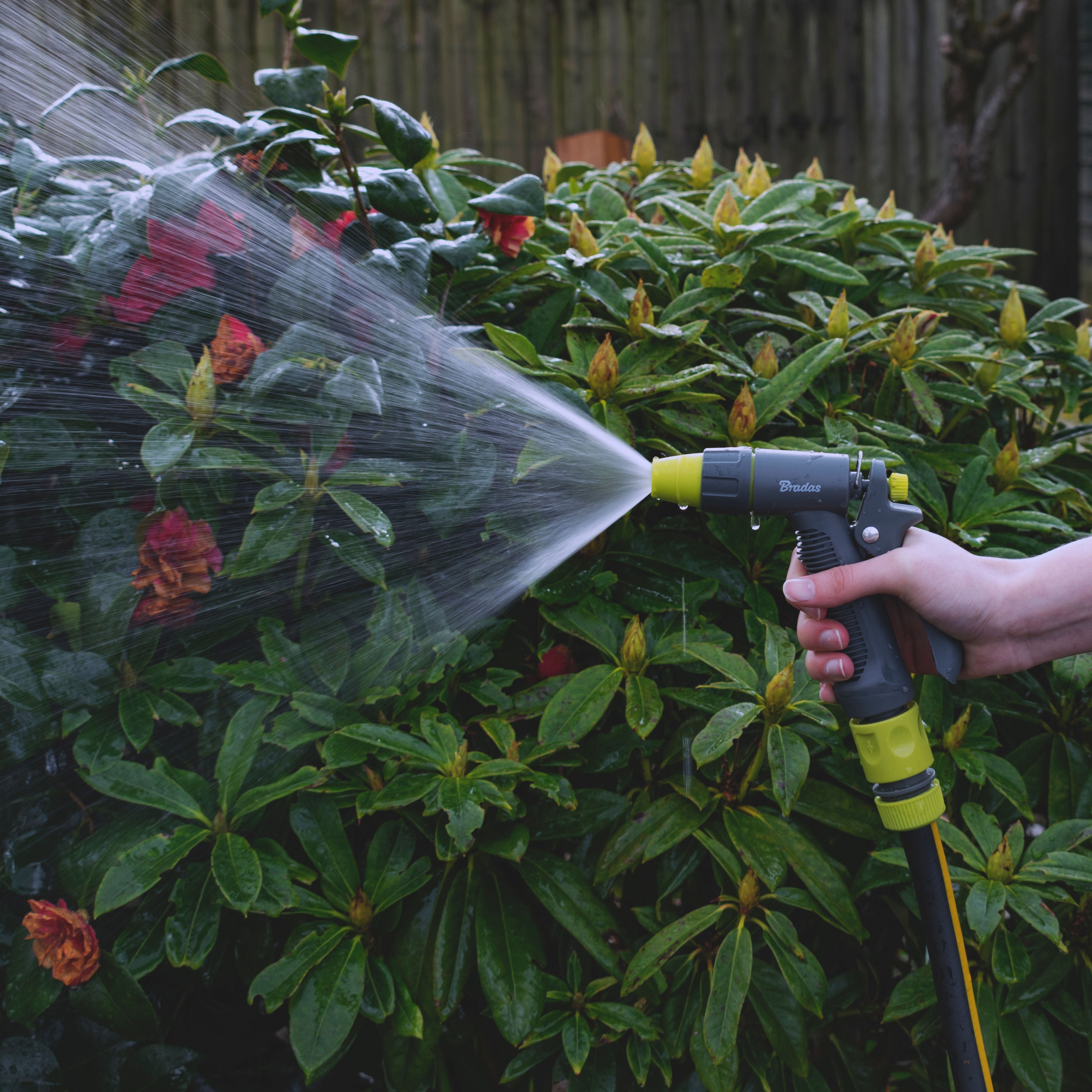 Hose Gun Water Sprayer Adjustable, Lime