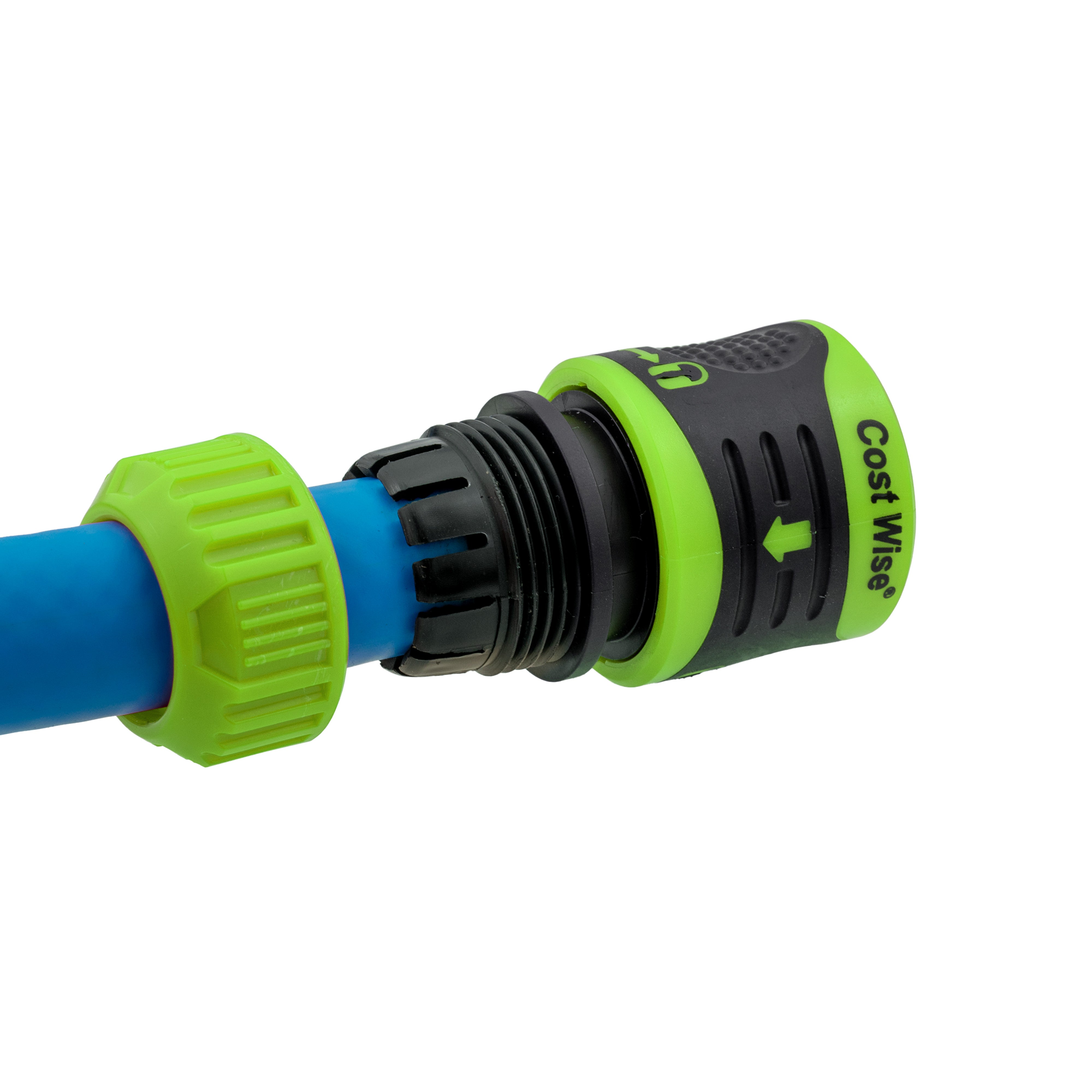 Cost Wise Click and Lock Hose Connector 1/2" Green