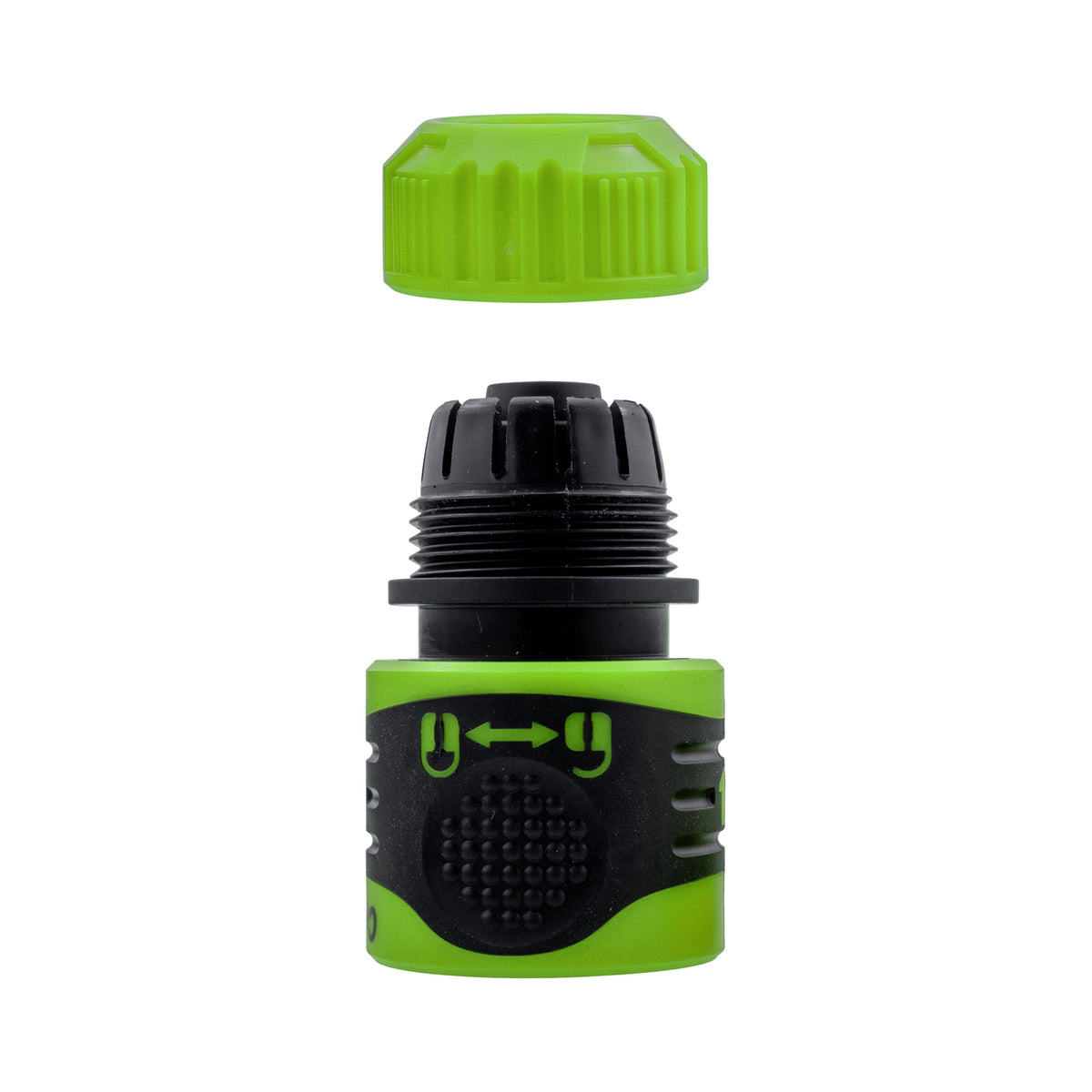 Premium Garden Hose Yellow with Green Lock Connectors