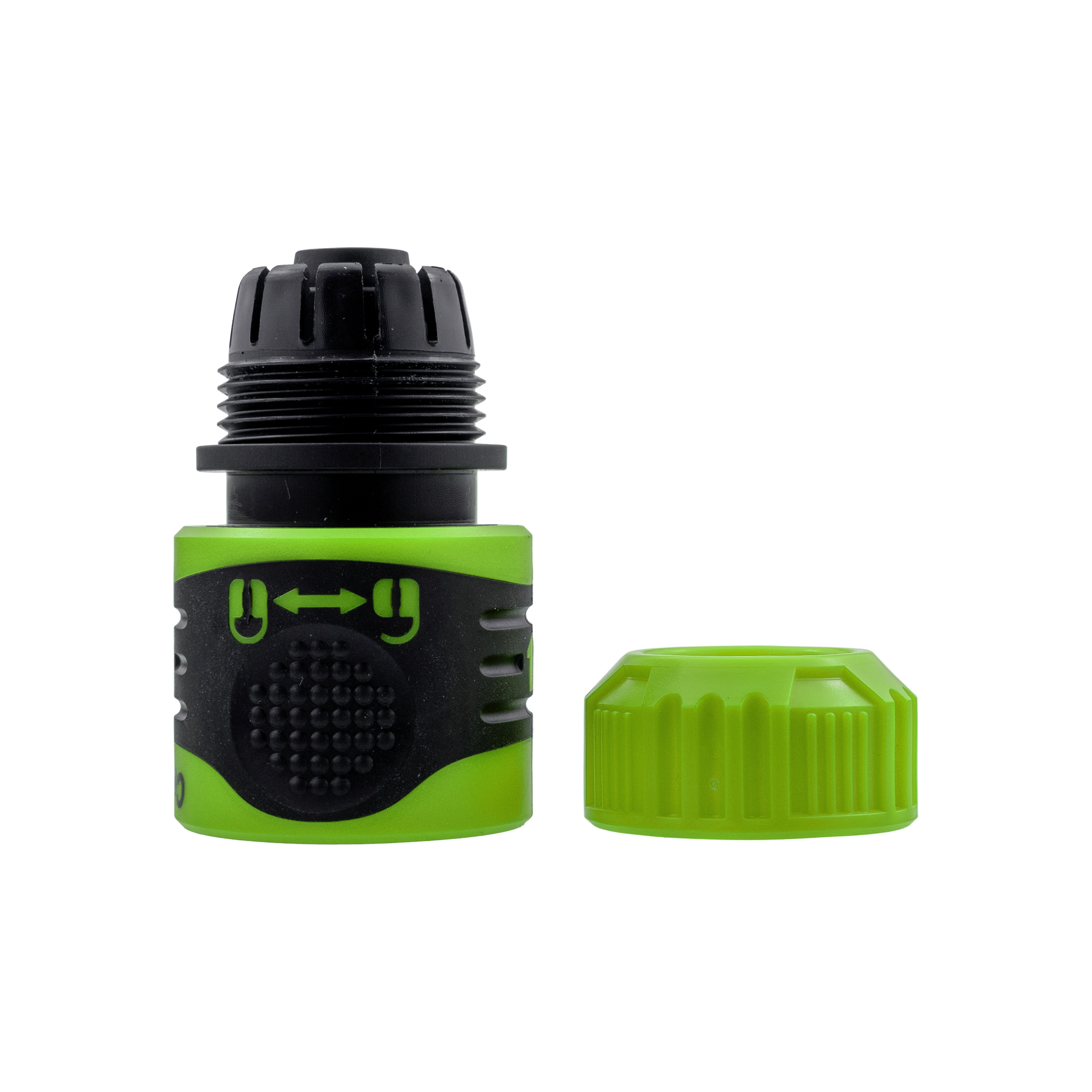 Premium Garden Hose Yellow with Green Lock Connectors