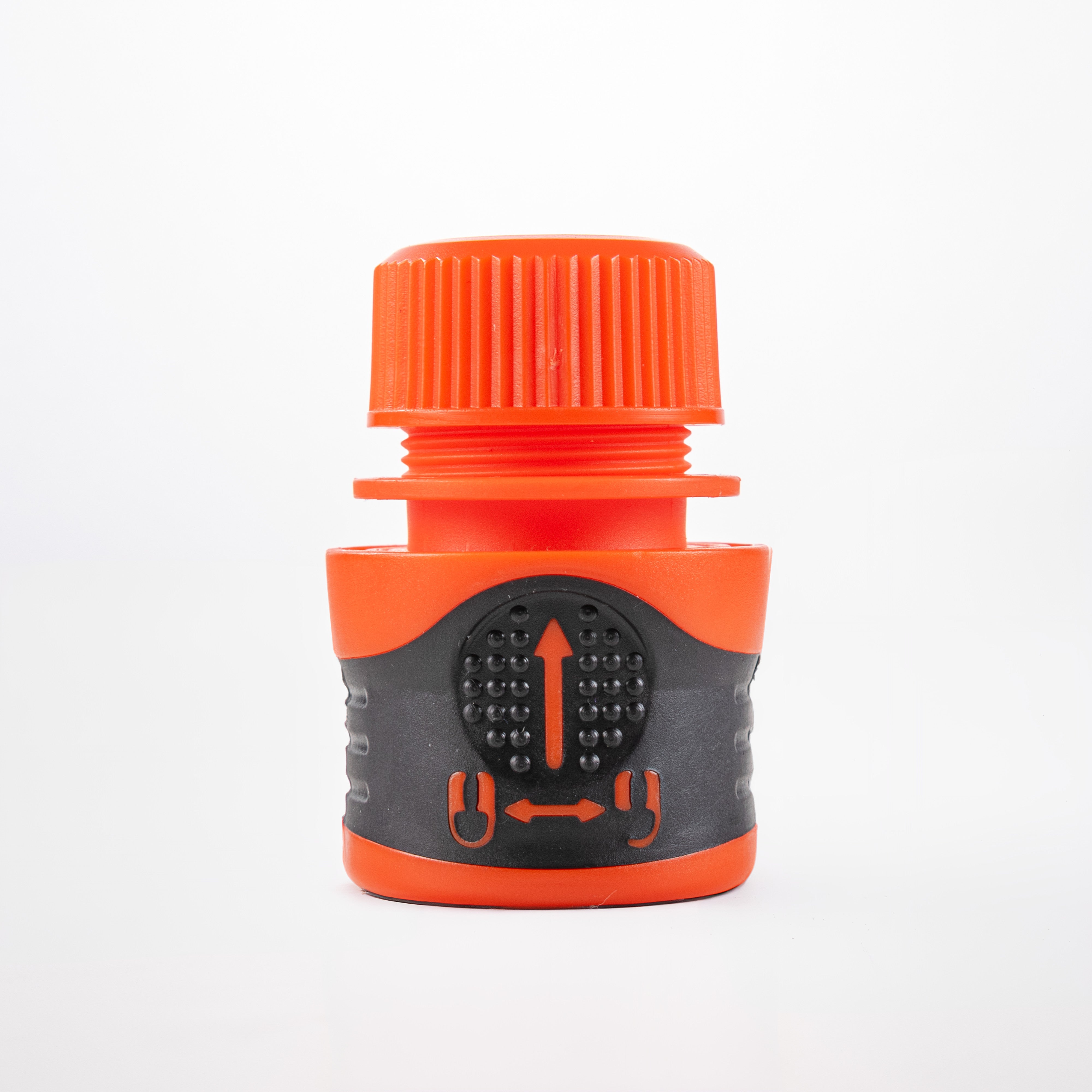 Premium Garden Hose Yellow with Orange Lock Connectors