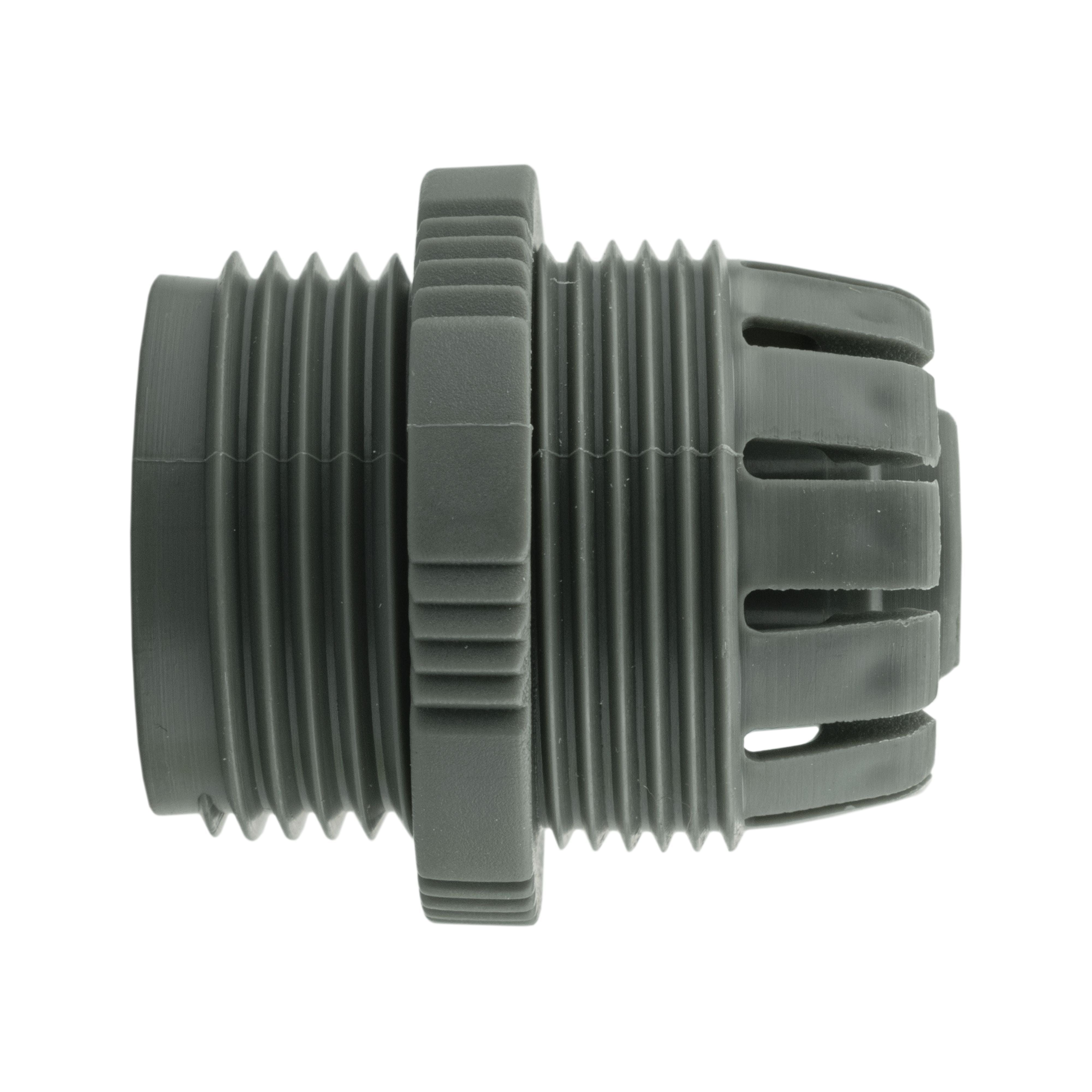Wall Flange Kit 32mm MDPE + Direct Hose Connector
