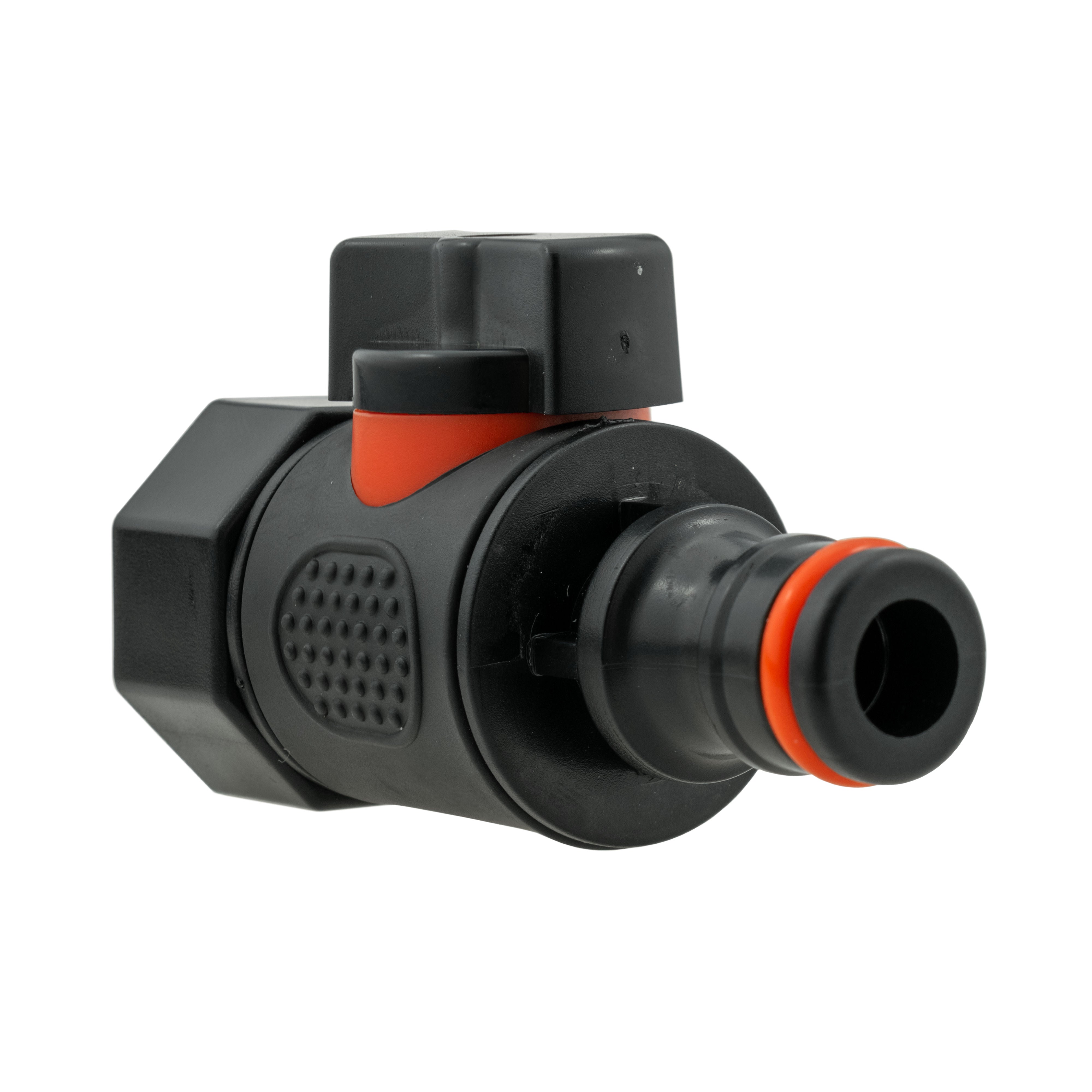 16mm Barbed Straight with BSPF Thread-Quick Connect Male Valve