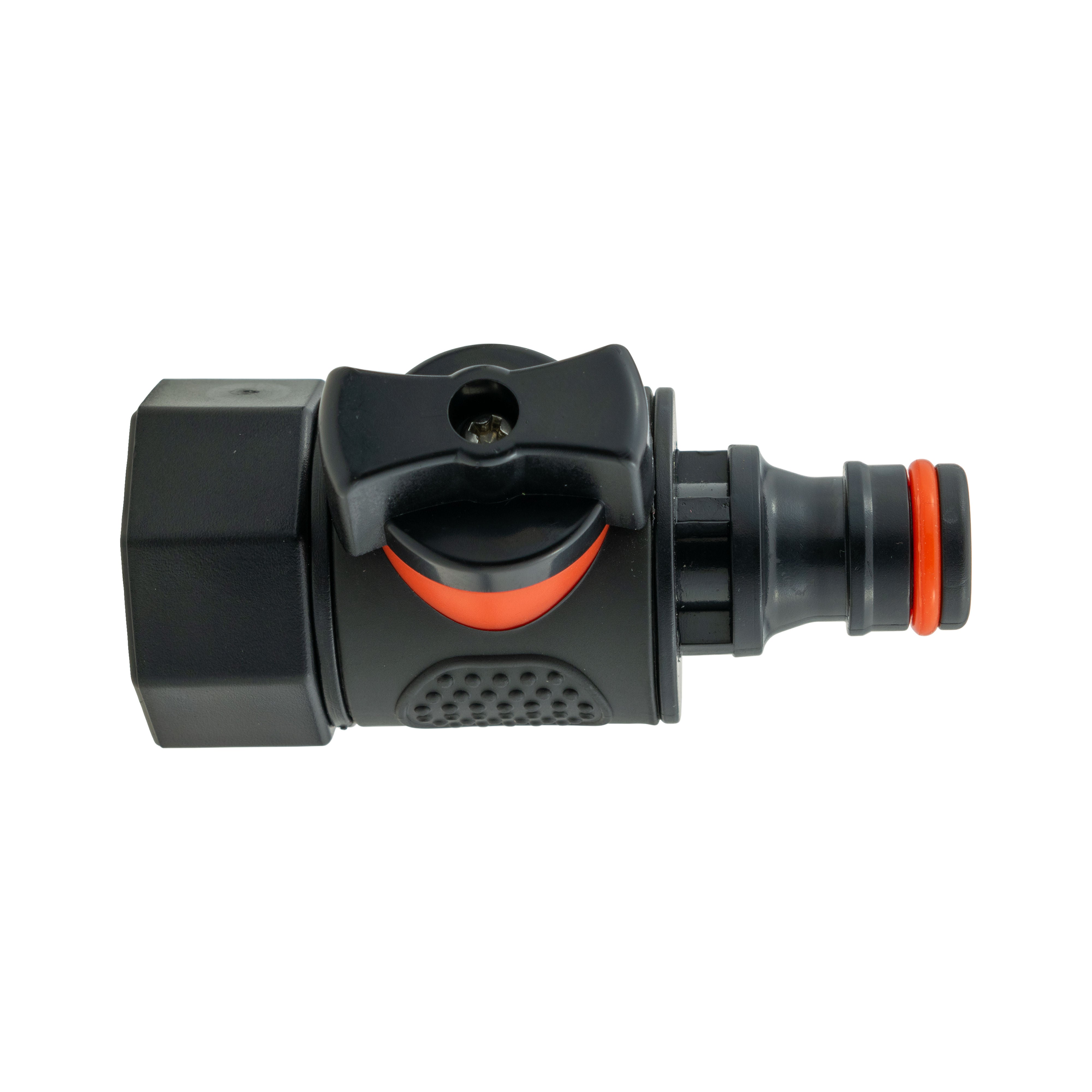 19mm Brass Barb with BSPF-Quick Connect Valve & Hose Connector Zinc