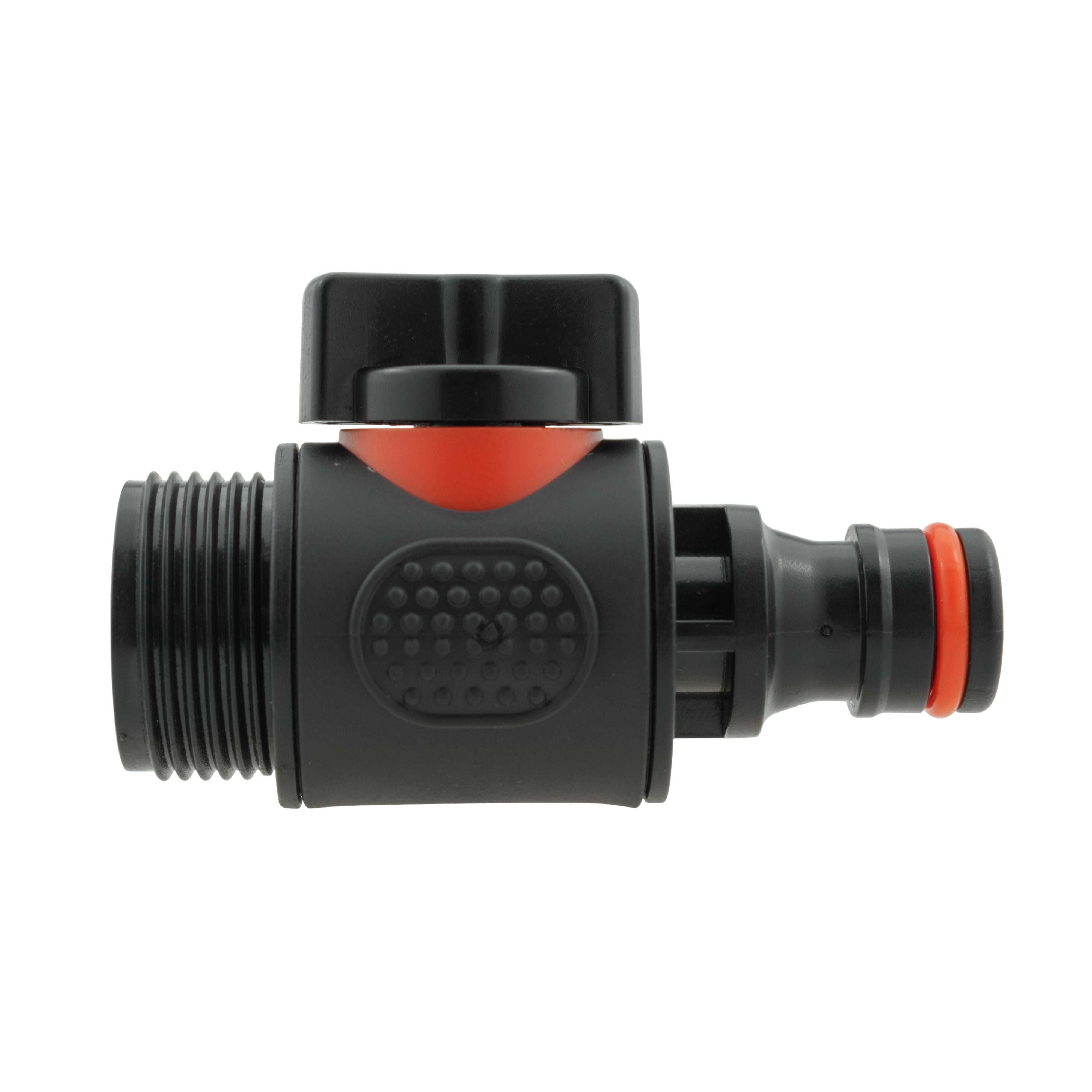 Wall Flange Kit 25mm MDPE + Valve with Male Quick Connector