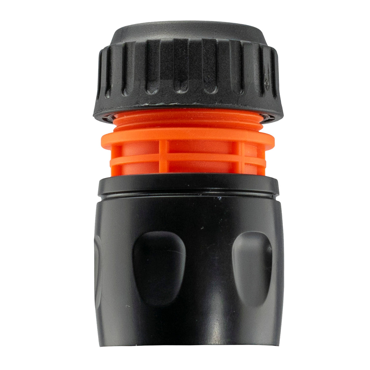 Water Butt Connector 3/4" BSP with BSPF-Quick Connect Valve & Hose Connector Black
