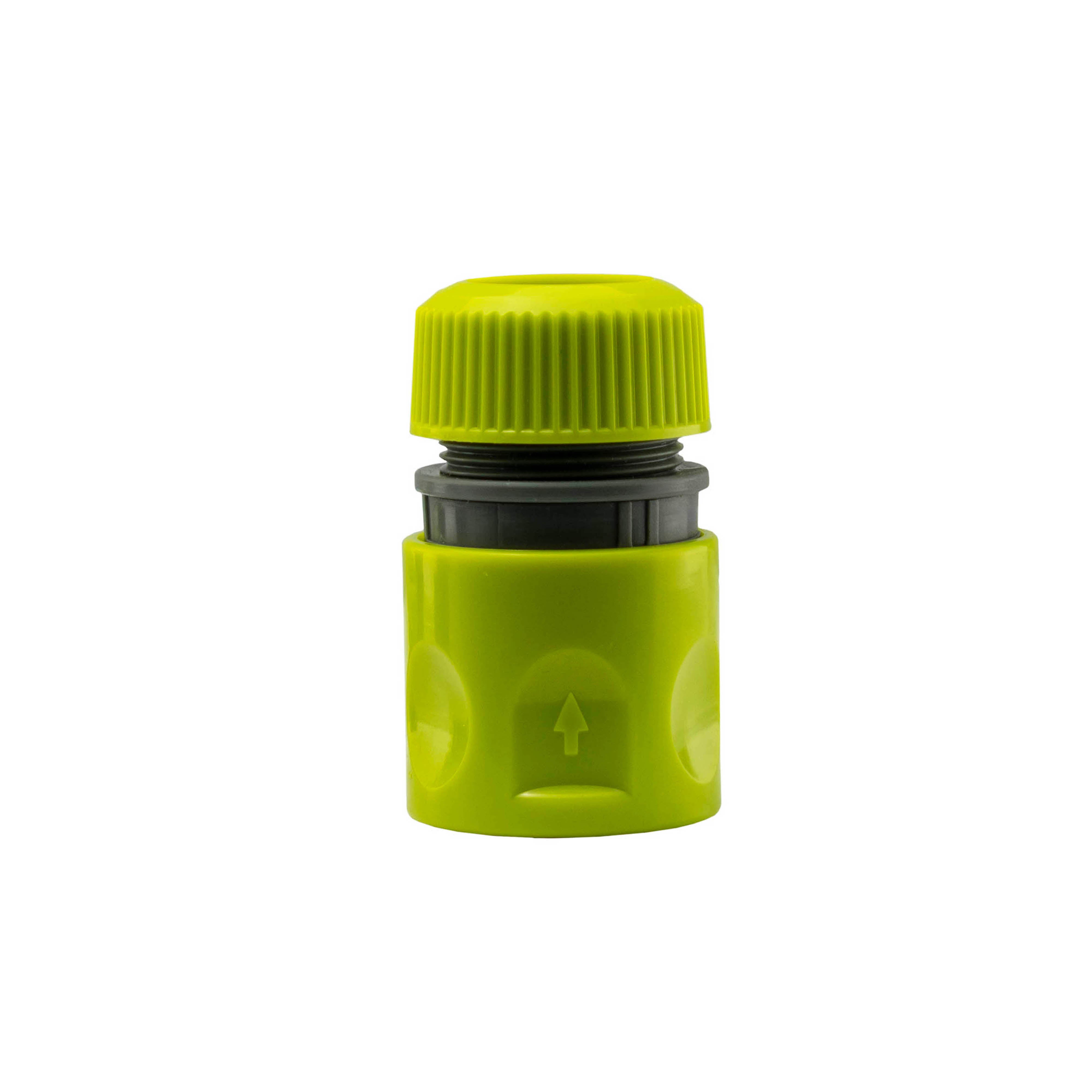 Premium Garden Hose Set Yellow with Lime Connectors