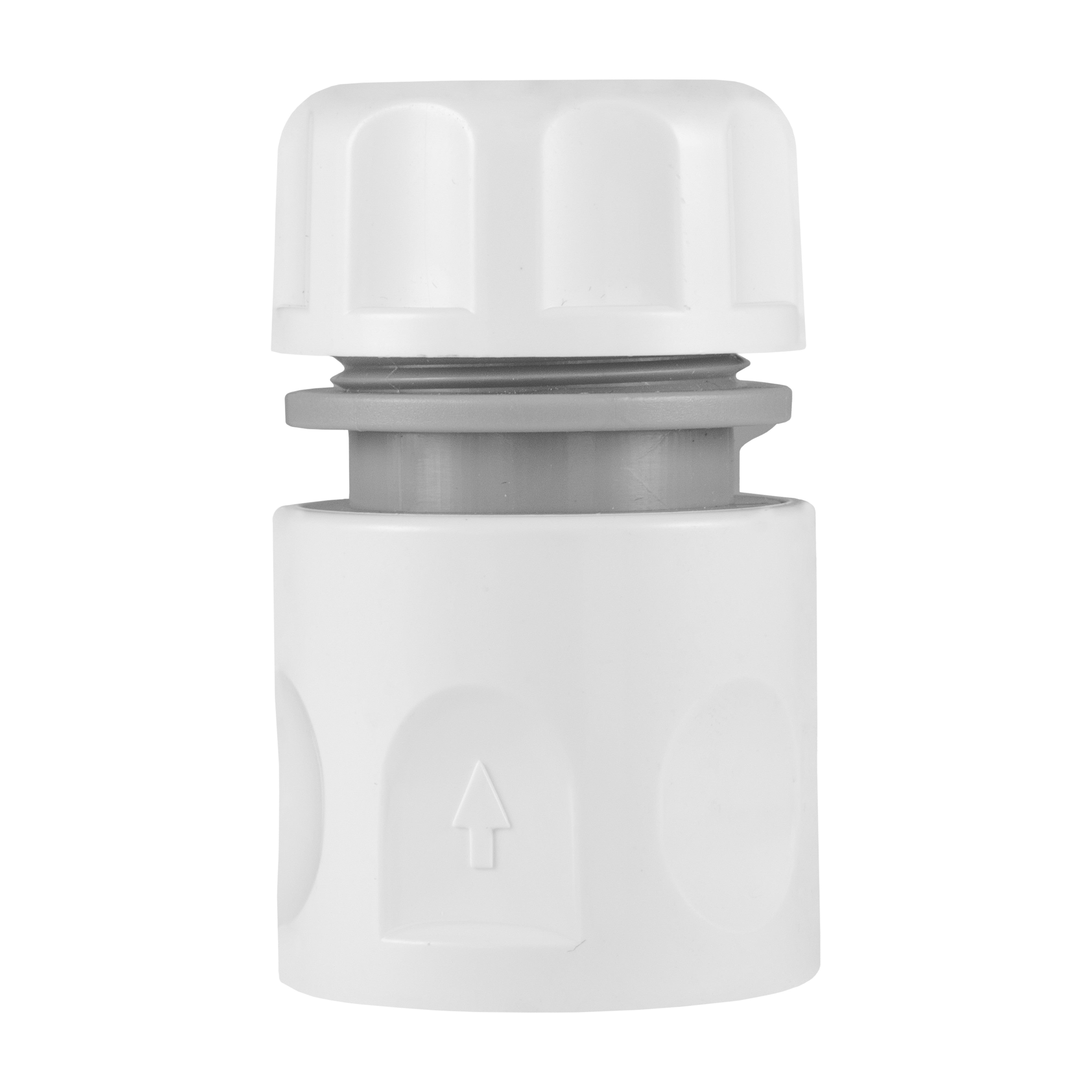 IBC 2” S60X6 Cap with Threaded Hose Fitting, Double Male and Hose Connector WL