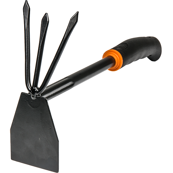 Digger-Hoe Garden Tool with Multifunction Kneeler Mat, Green