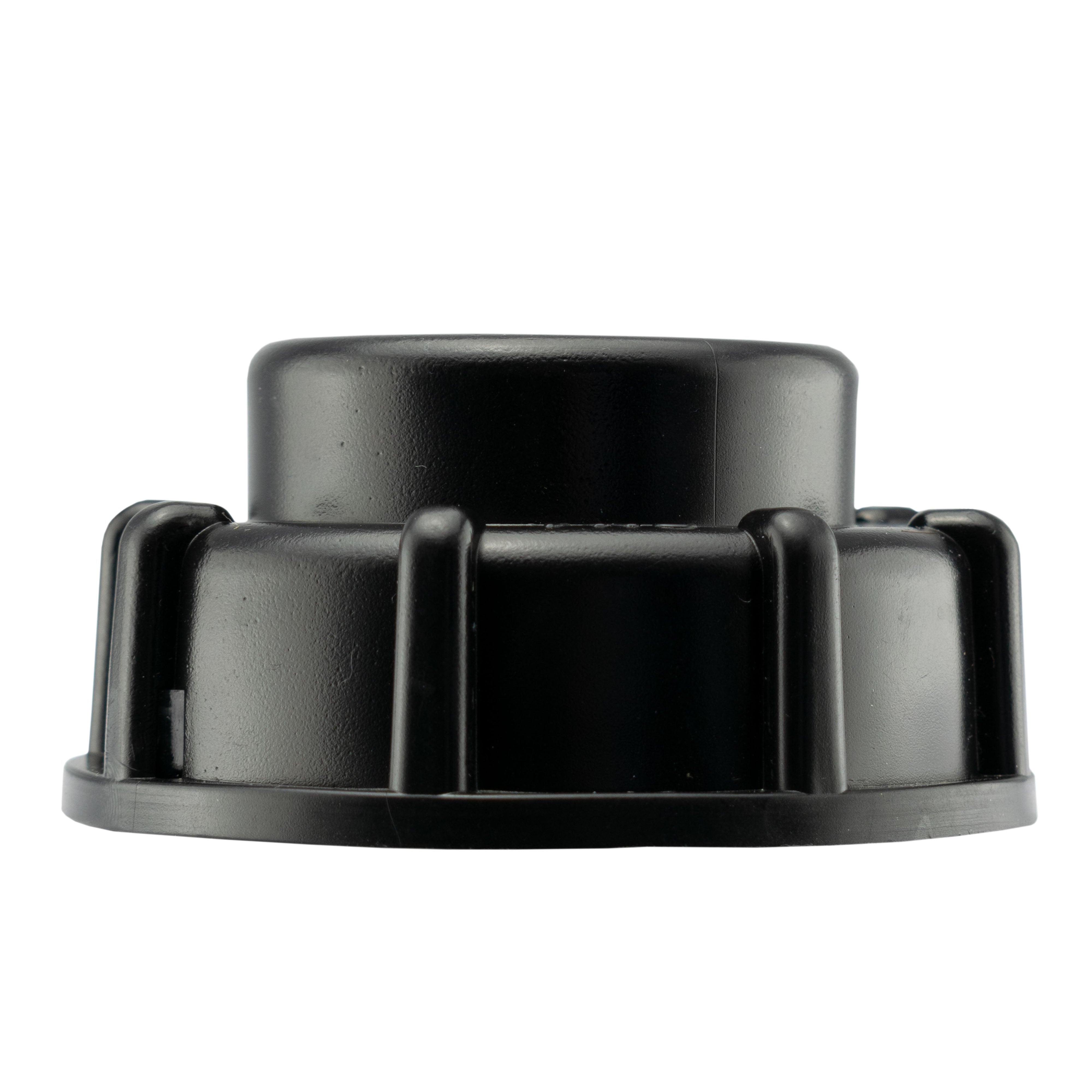 IBC 2” S60X6 Cap with Large Plastic Valve and MDPE Elbow 32mm