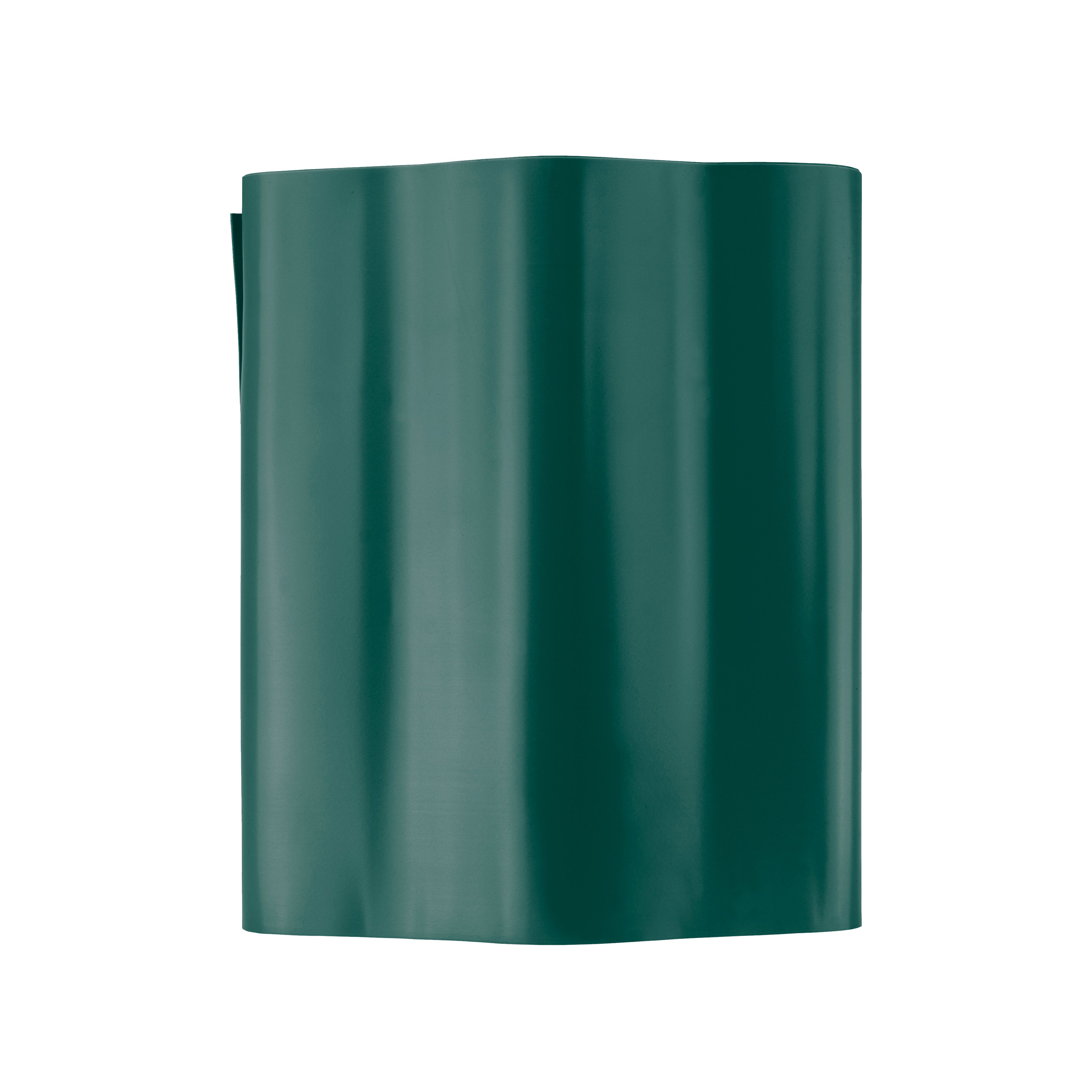 Wavy Plastic Garden Lawn Edging, H=15CM, L=9M, Green